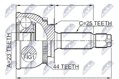 Шруc наружний hyundai matrix 02-06 /atm/ coupe 02-09 NTY NPZ-HY-549