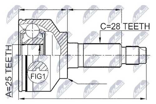 Шруc наружний NTY NPZ-KA-349