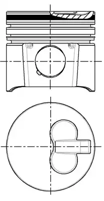 Поршень двигателя NURAL 87-105500-00