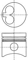 Поршень двигателя NURAL 87-109507-00