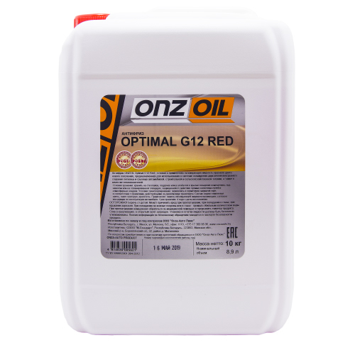 Антифриз ONZOIL AF RED 10 ONZOIL