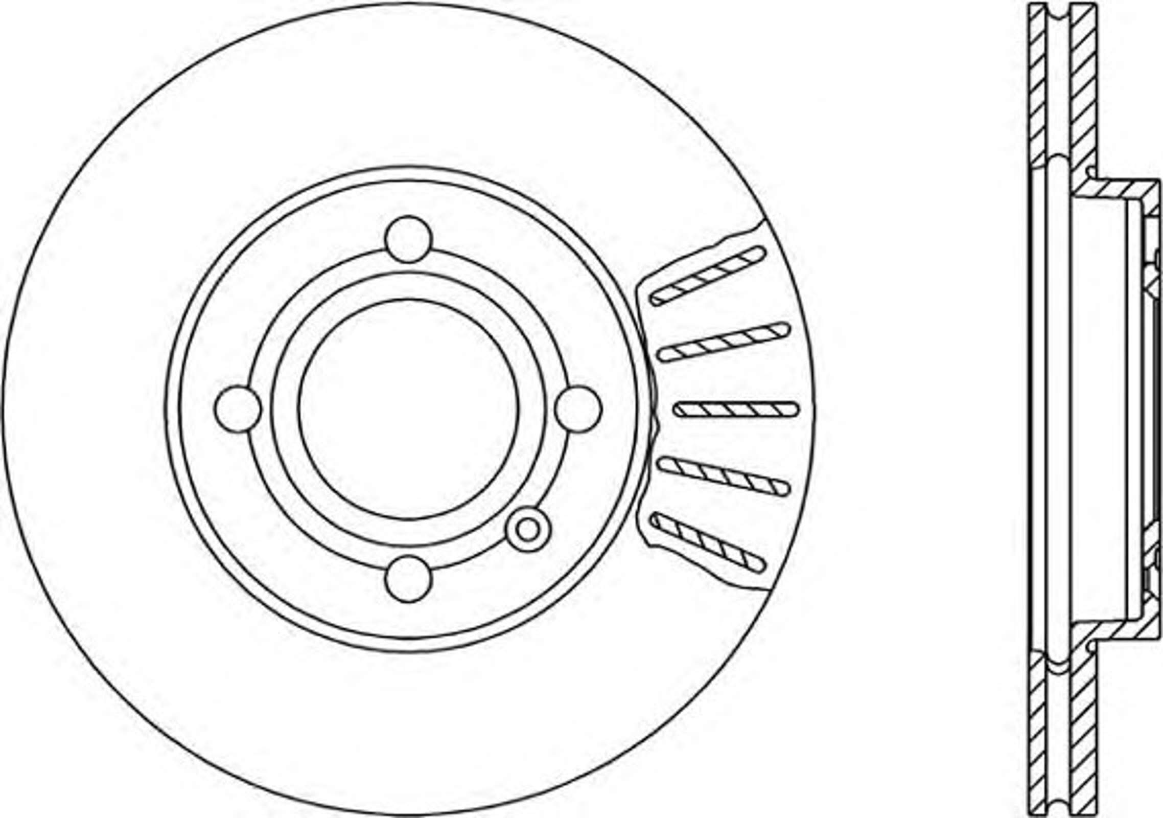 BDA1027.20 OPENPARTS Диск тормозной