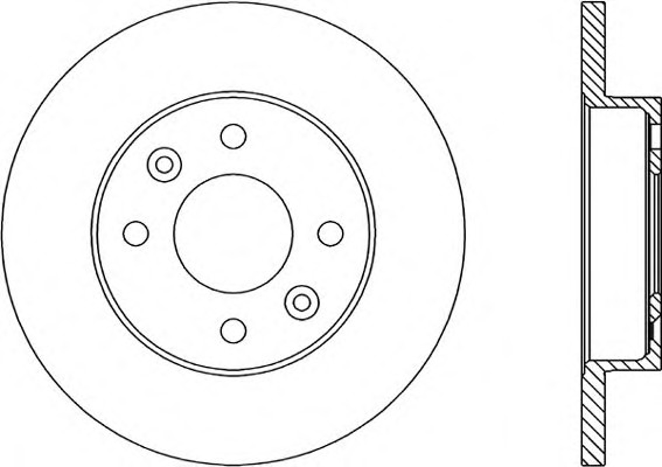 BDA1446.10 OPENPARTS Диск тормозной