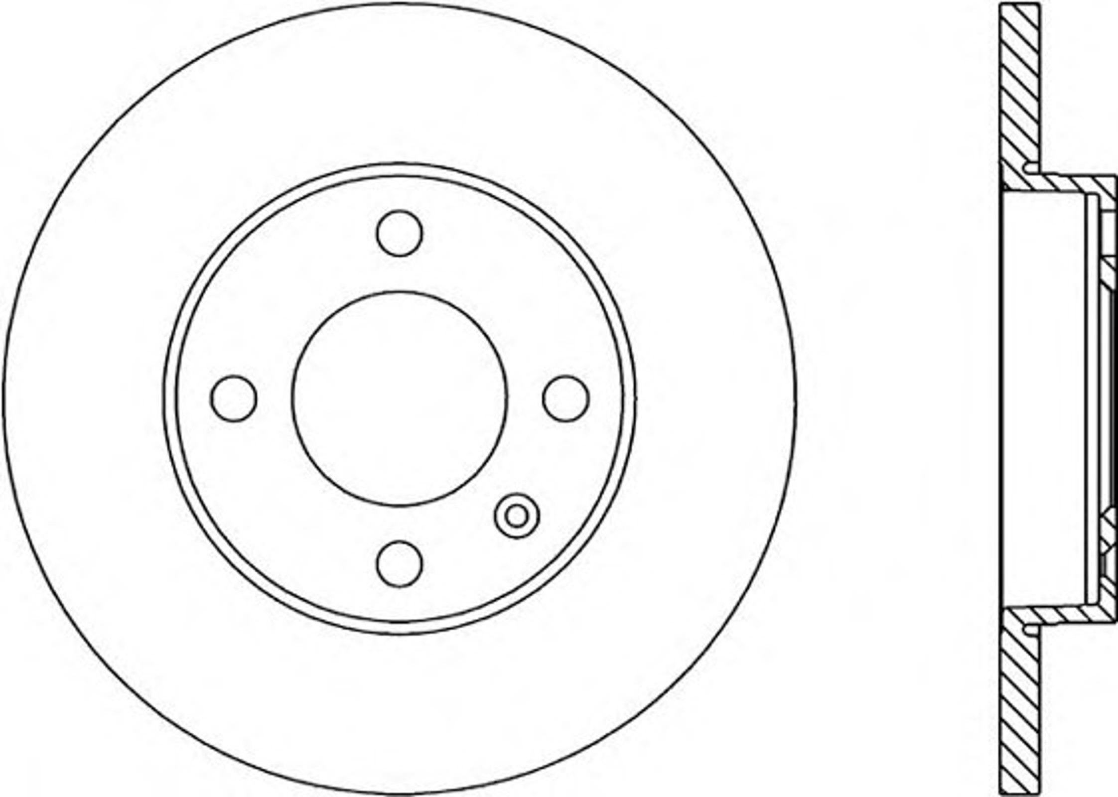 BDA1574.10 OPENPARTS Диск тормозной