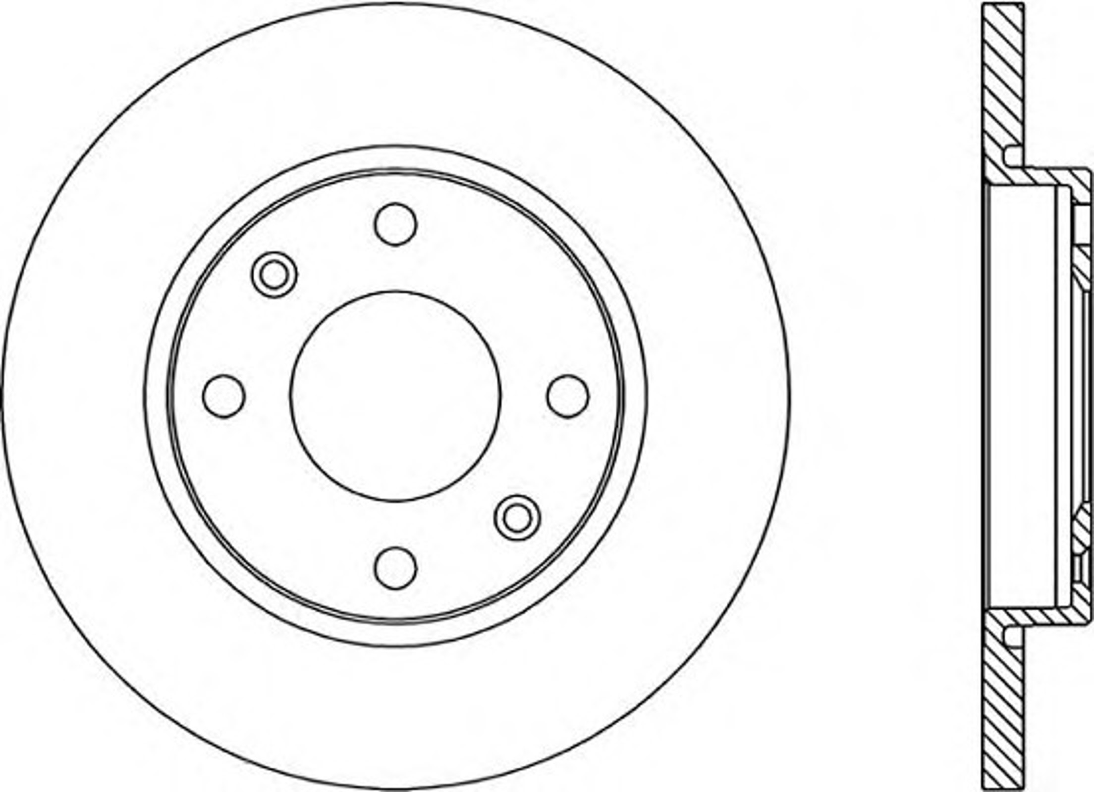 BDA1671.10 OPENPARTS Диск тормозной