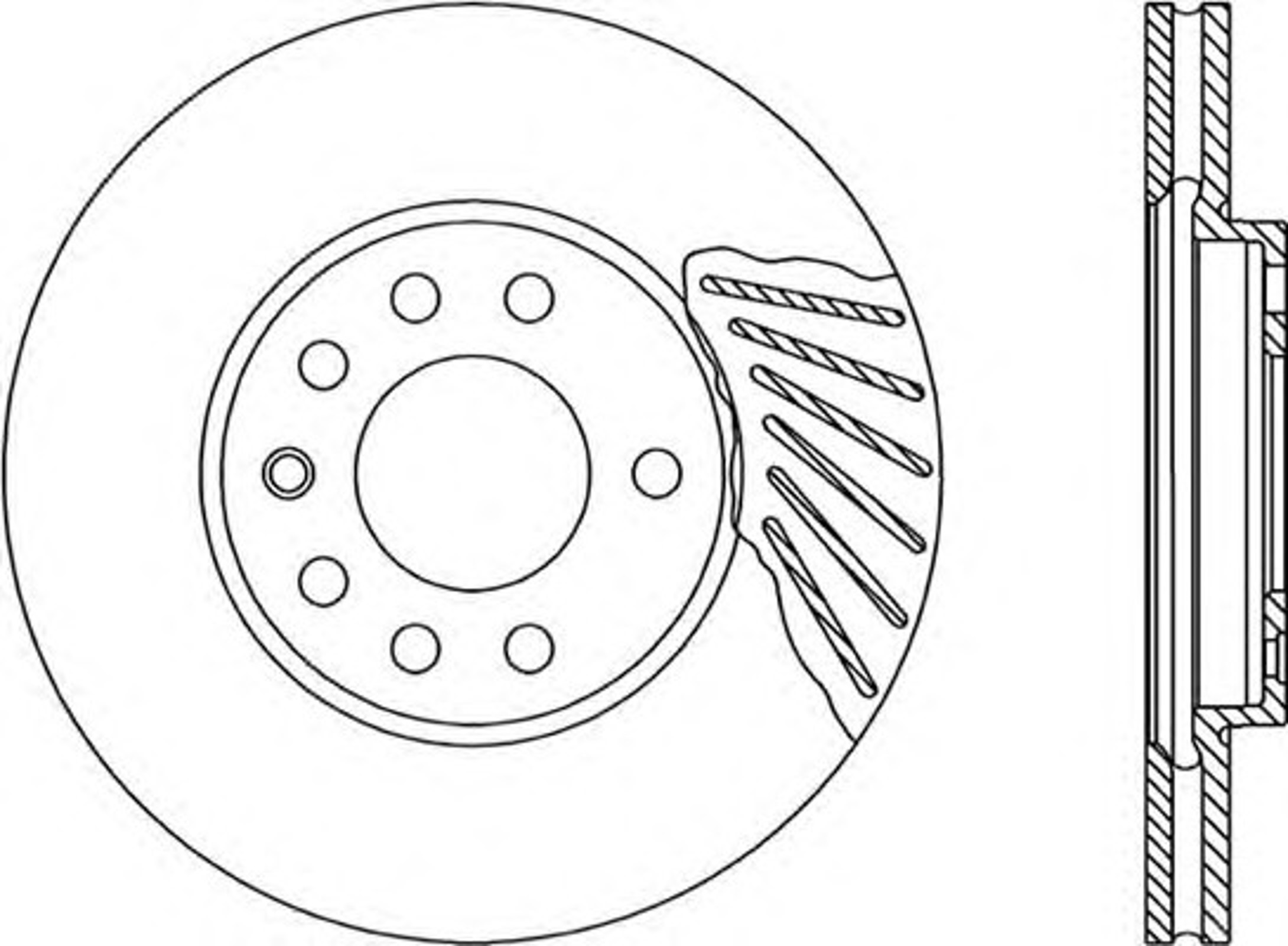 BDA1808.20 OPENPARTS Диск тормозной