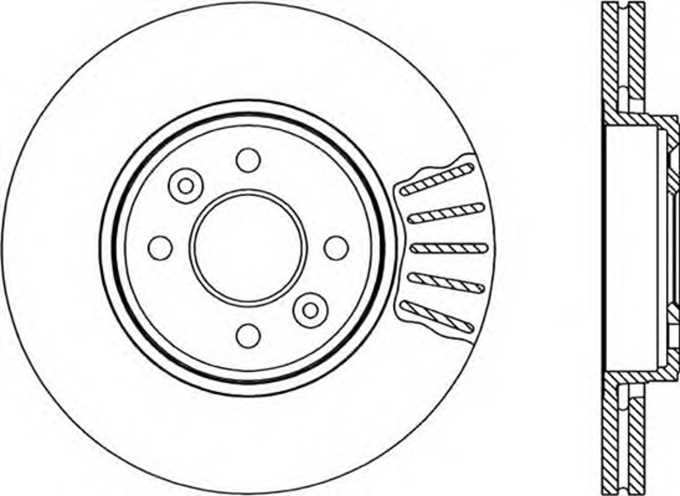 BDA1815.20 OPENPARTS Диск тормозной