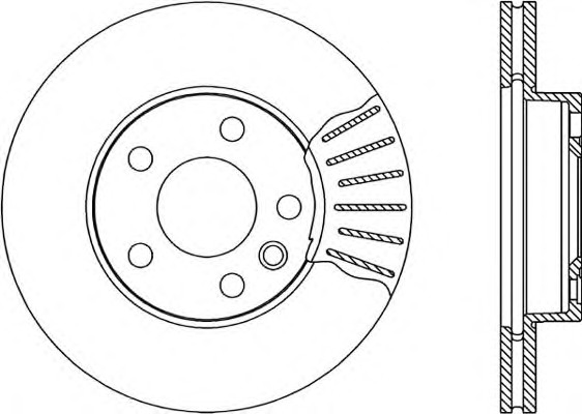 BDA1843.20 OPENPARTS Диск тормозной