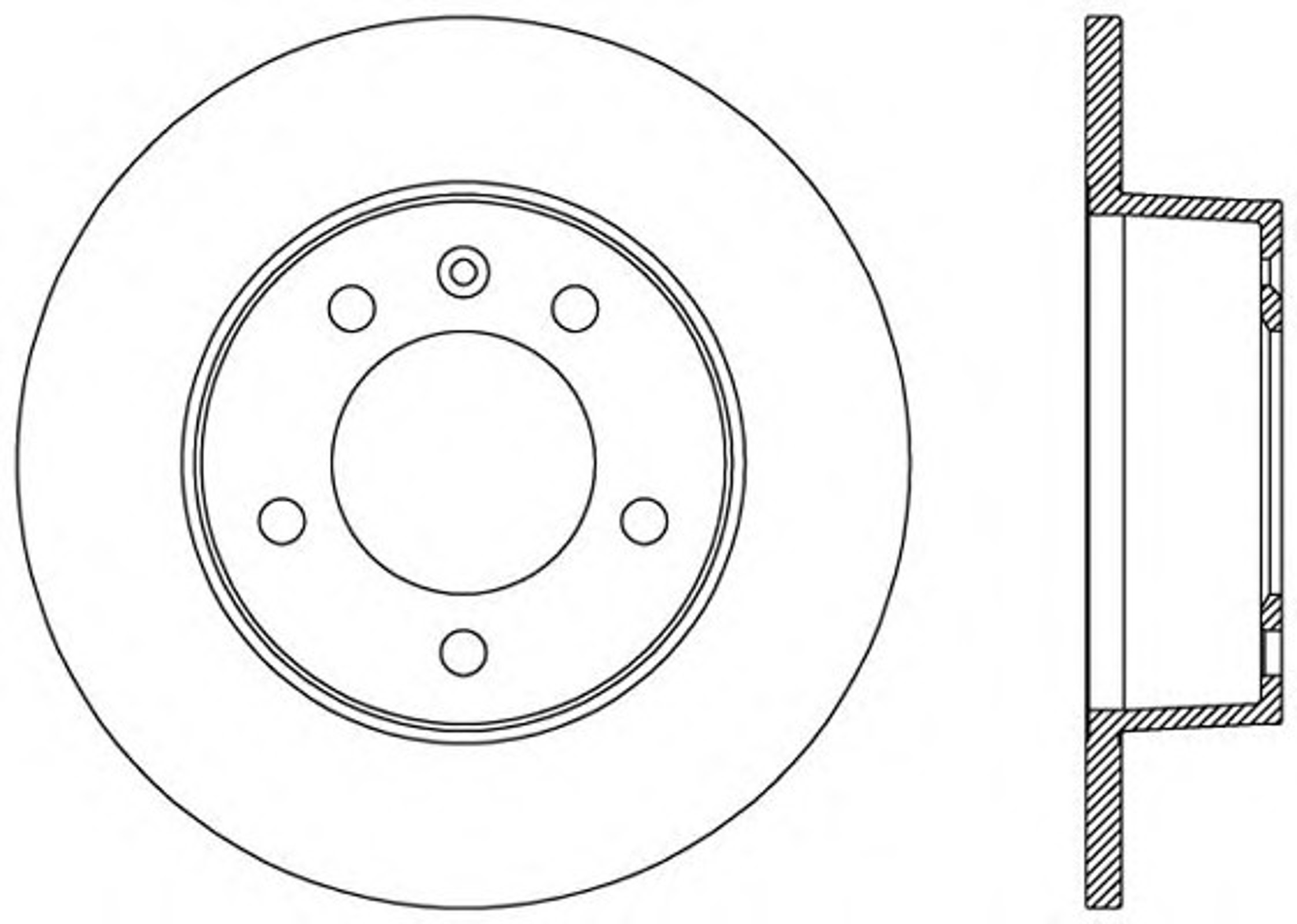 BDA2001.10 OPENPARTS Диск тормозной