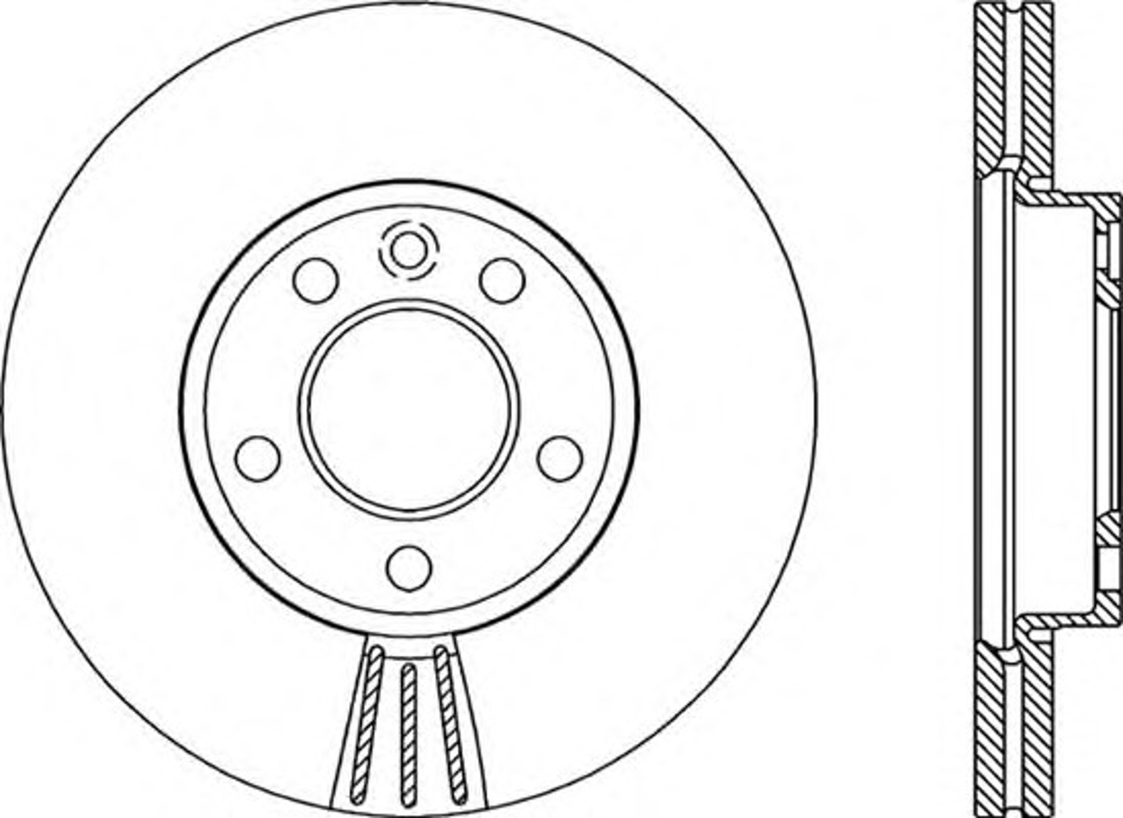 BDA2063.20 OPENPARTS Диск тормозной