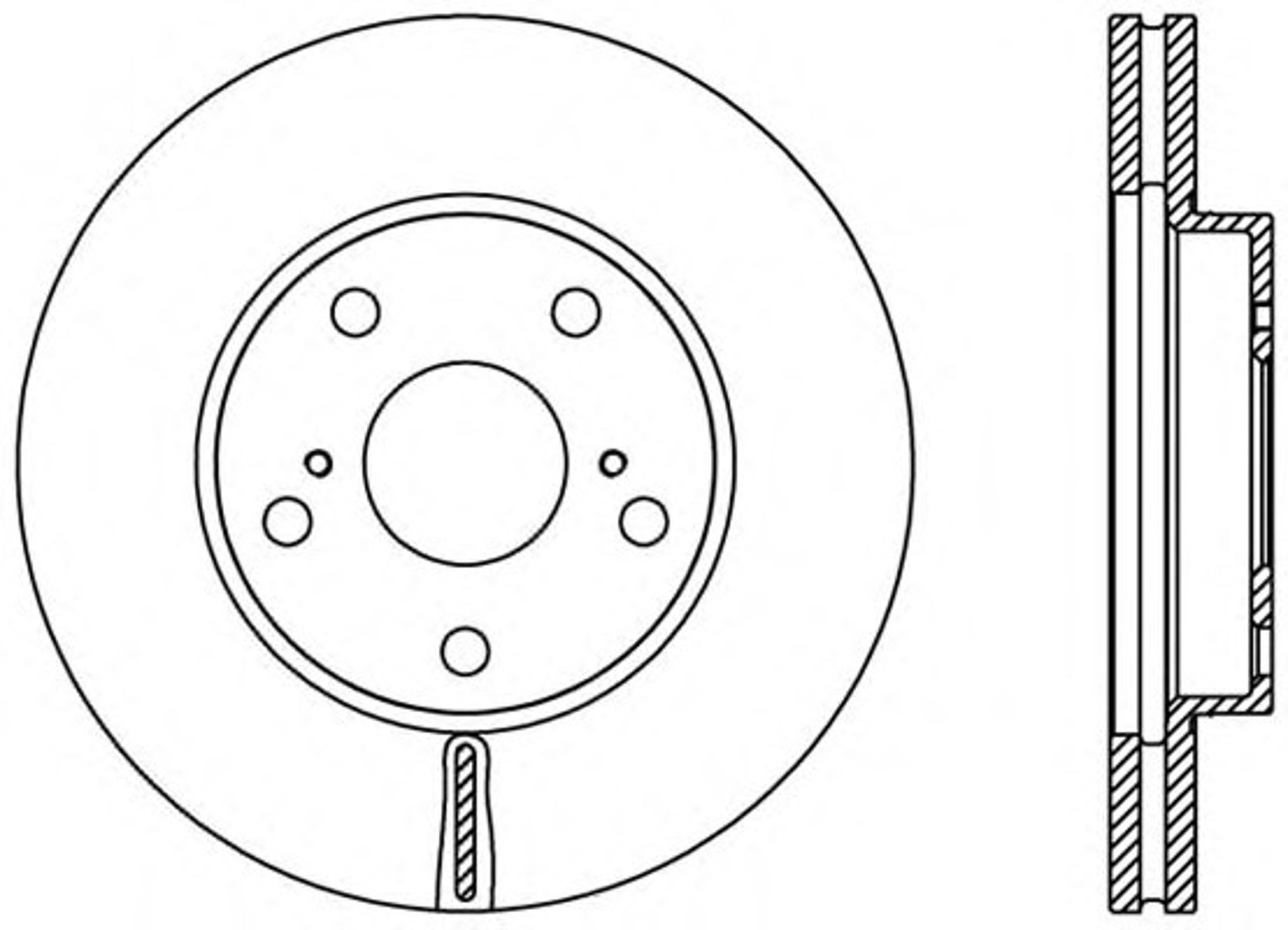 BDA2377.20 OPENPARTS Диск тормозной