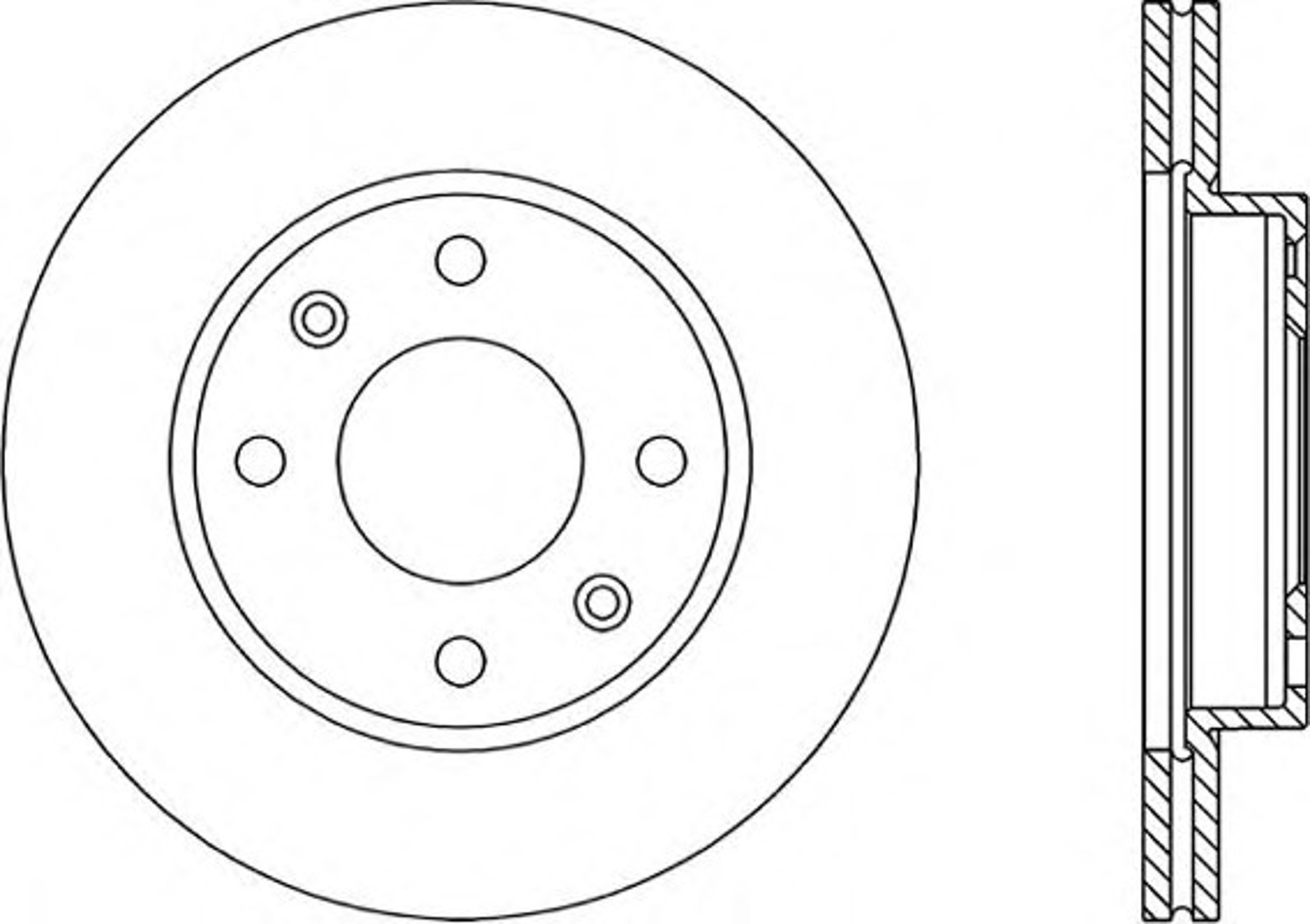 BDR1430.20 OPENPARTS Диск тормозной