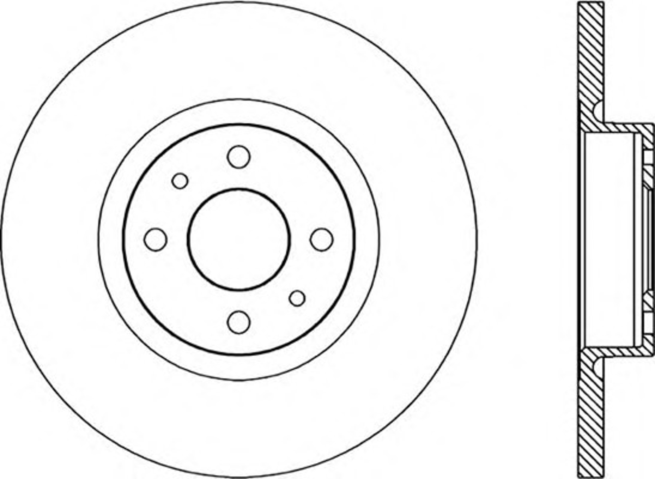 BDR1740.10 OPENPARTS Диск тормозной