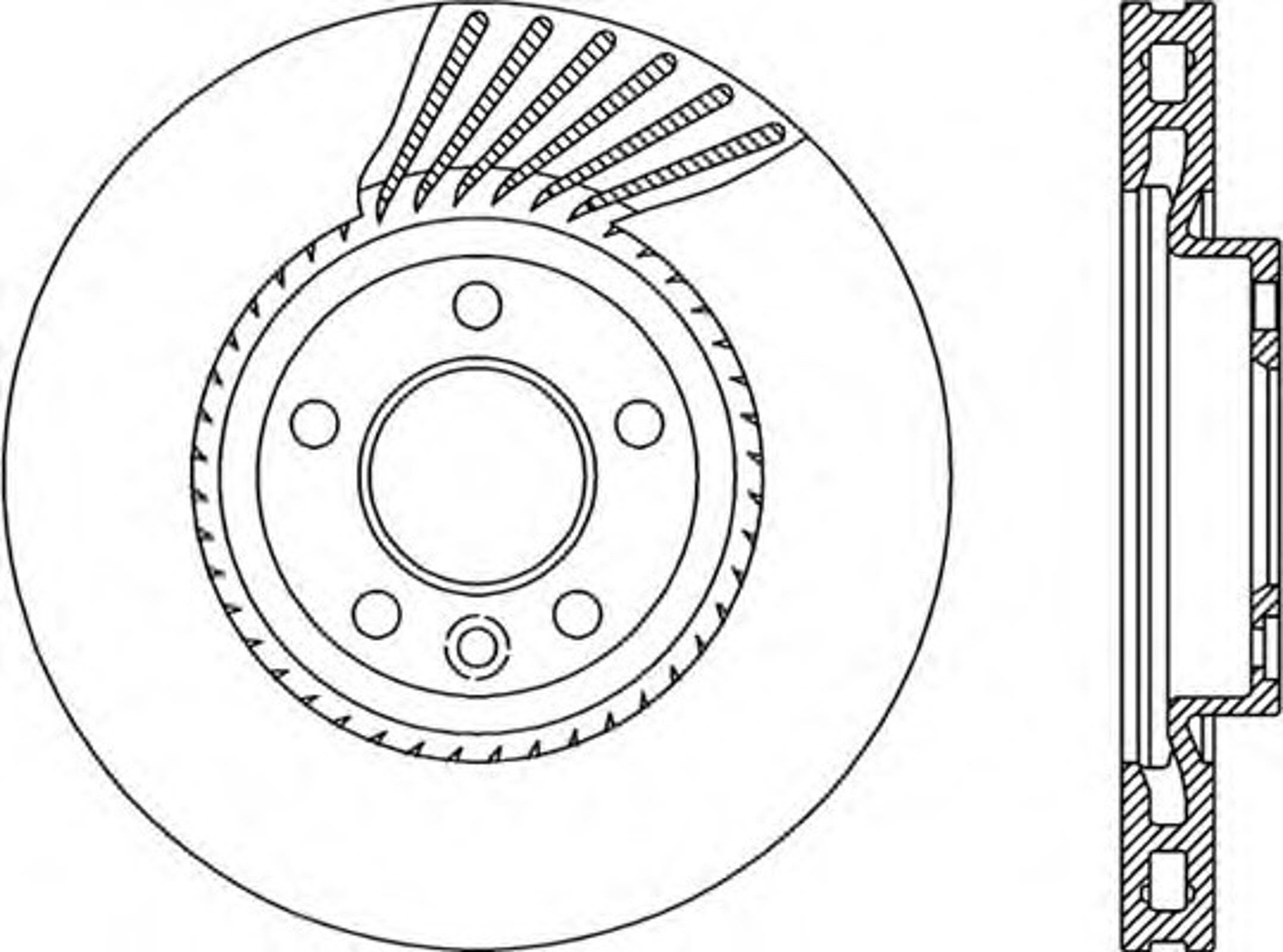 BDR2061.20 OPENPARTS Диск тормозной