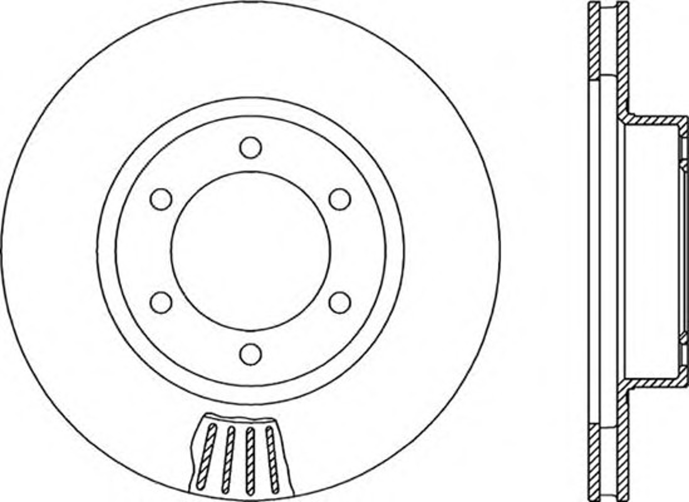 BDR2149.20 OPENPARTS Диск тормозной