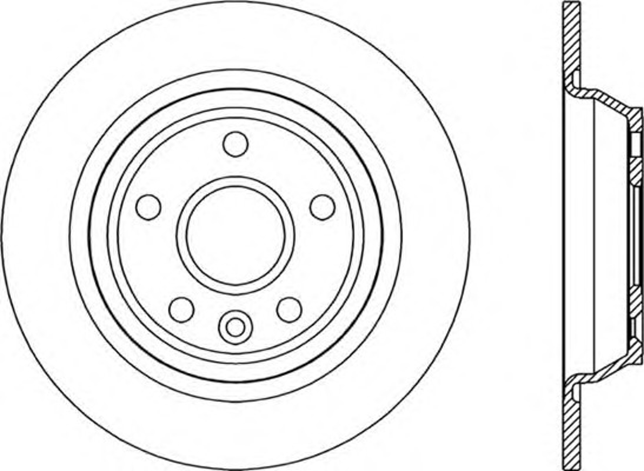 BDR2303.10 OPENPARTS Диск тормозной