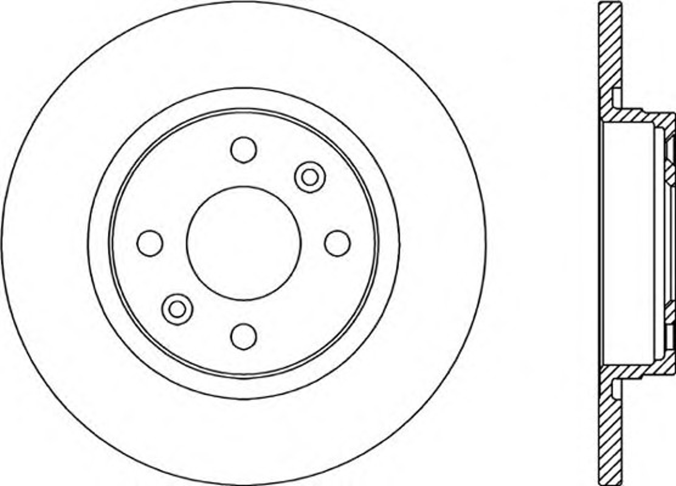 BDR2322.10 OPENPARTS Диск тормозной