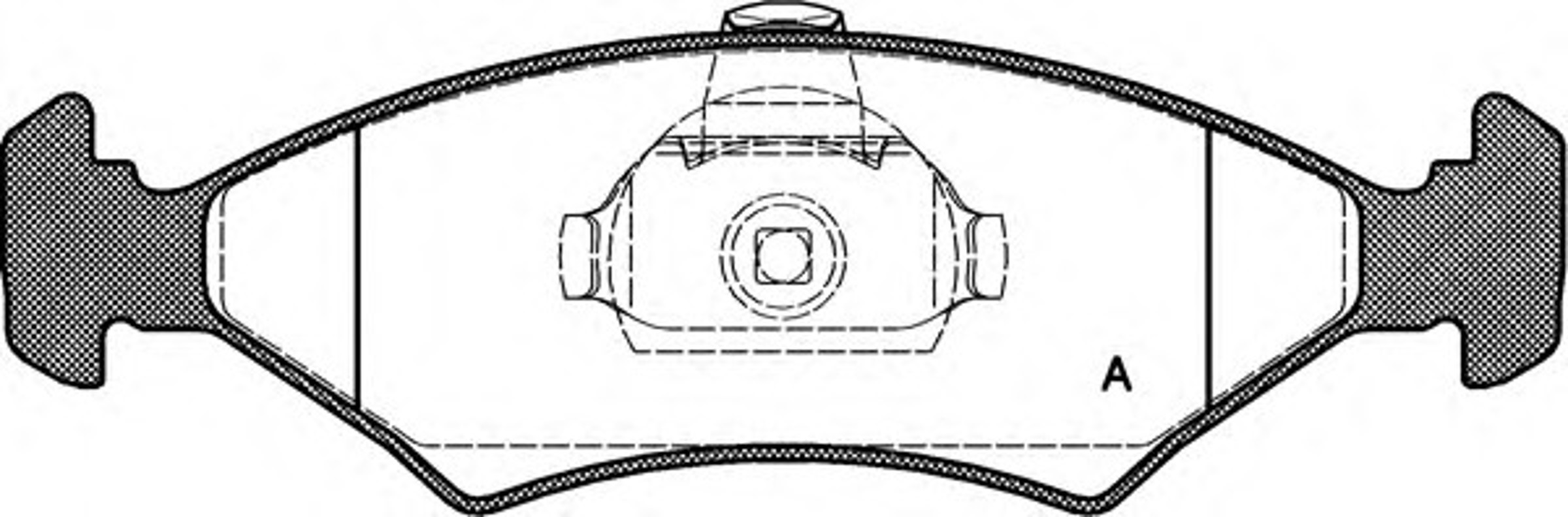 BPA0119.10 OPENPARTS Колодки тормозные дисковые