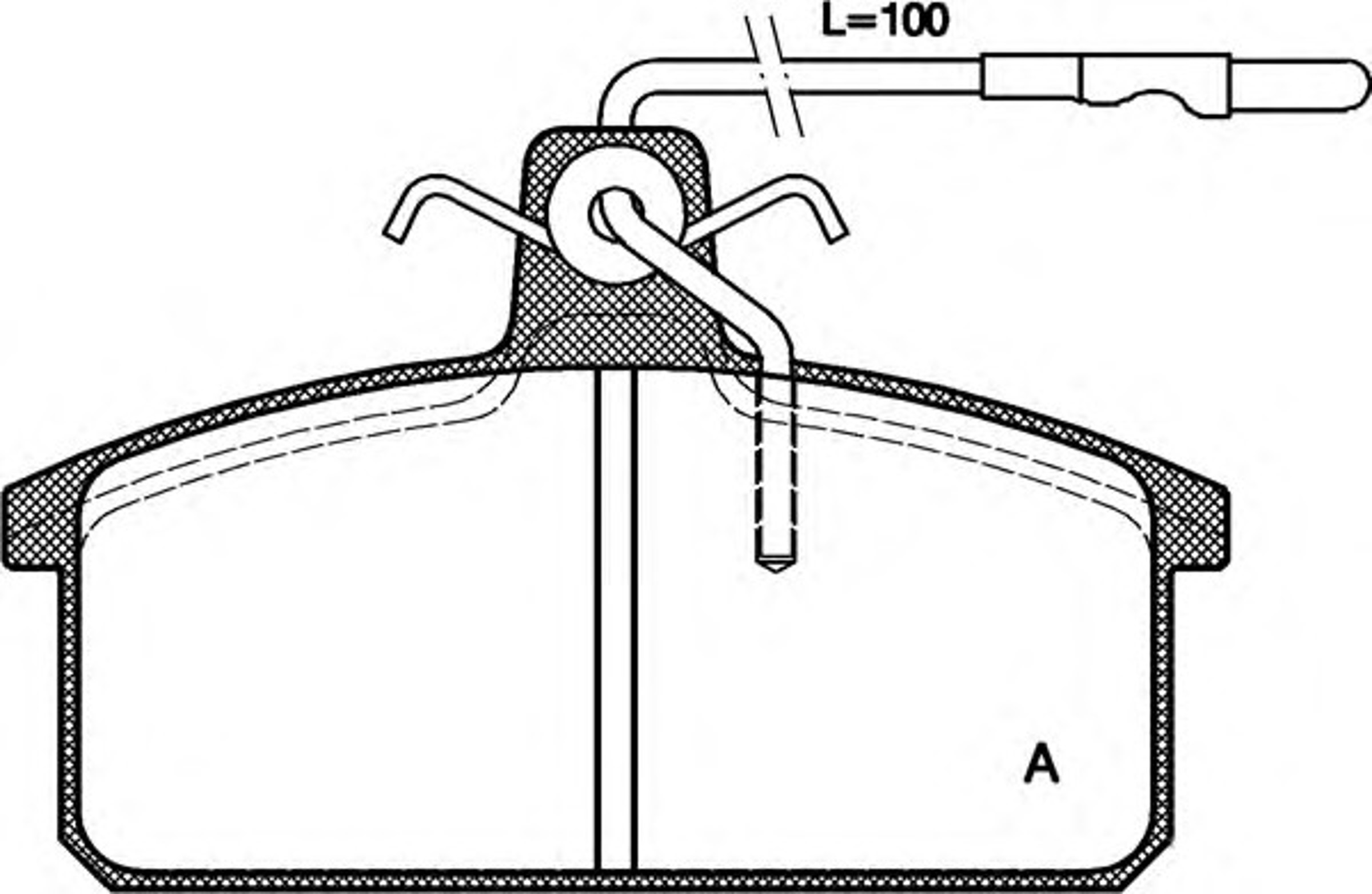 BPA0128.32 OPENPARTS Колодки тормозные дисковые