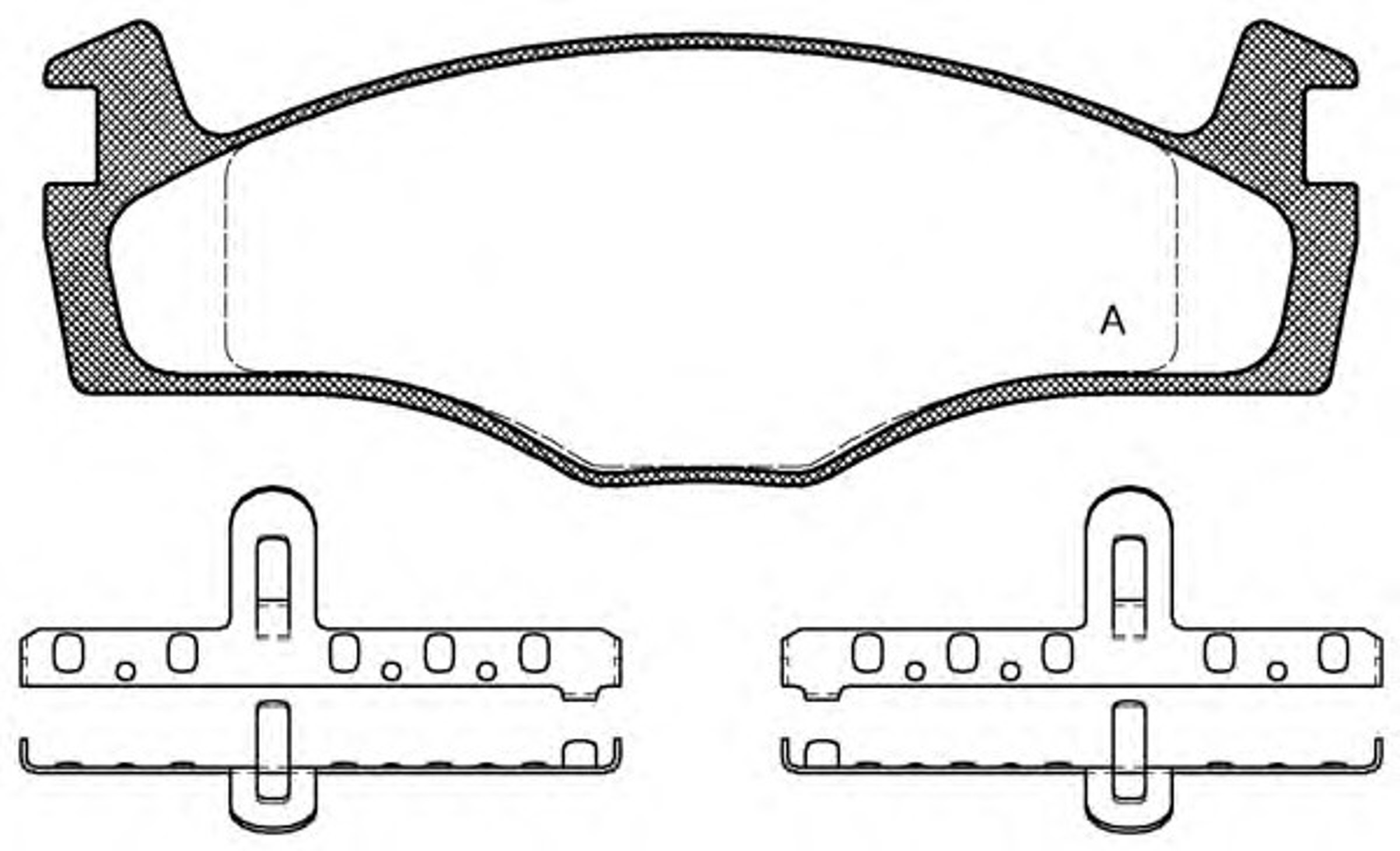 BPA0171.10 OPENPARTS Колодки тормозные дисковые