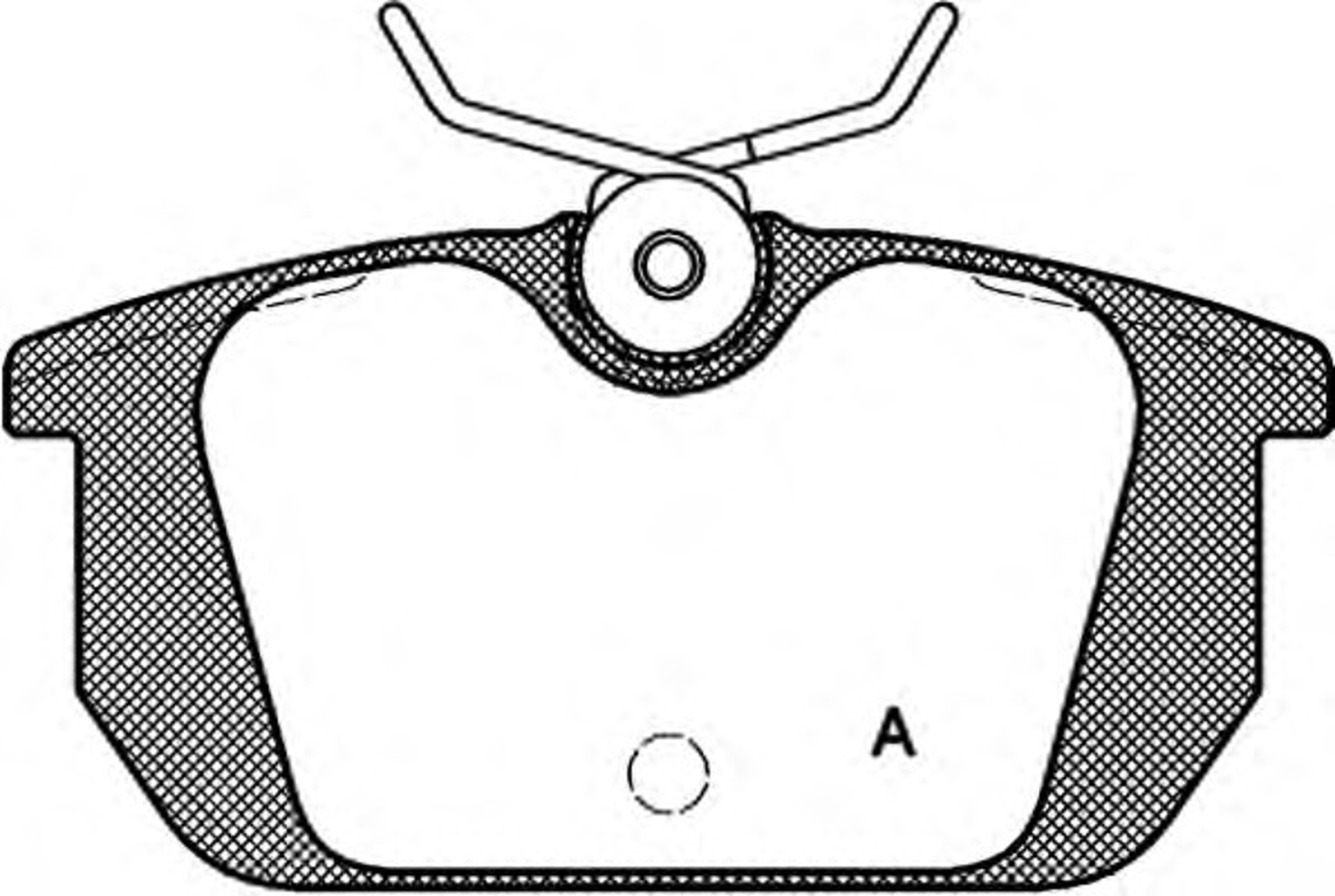 BPA0231.00 OPENPARTS Колодки тормозные дисковые