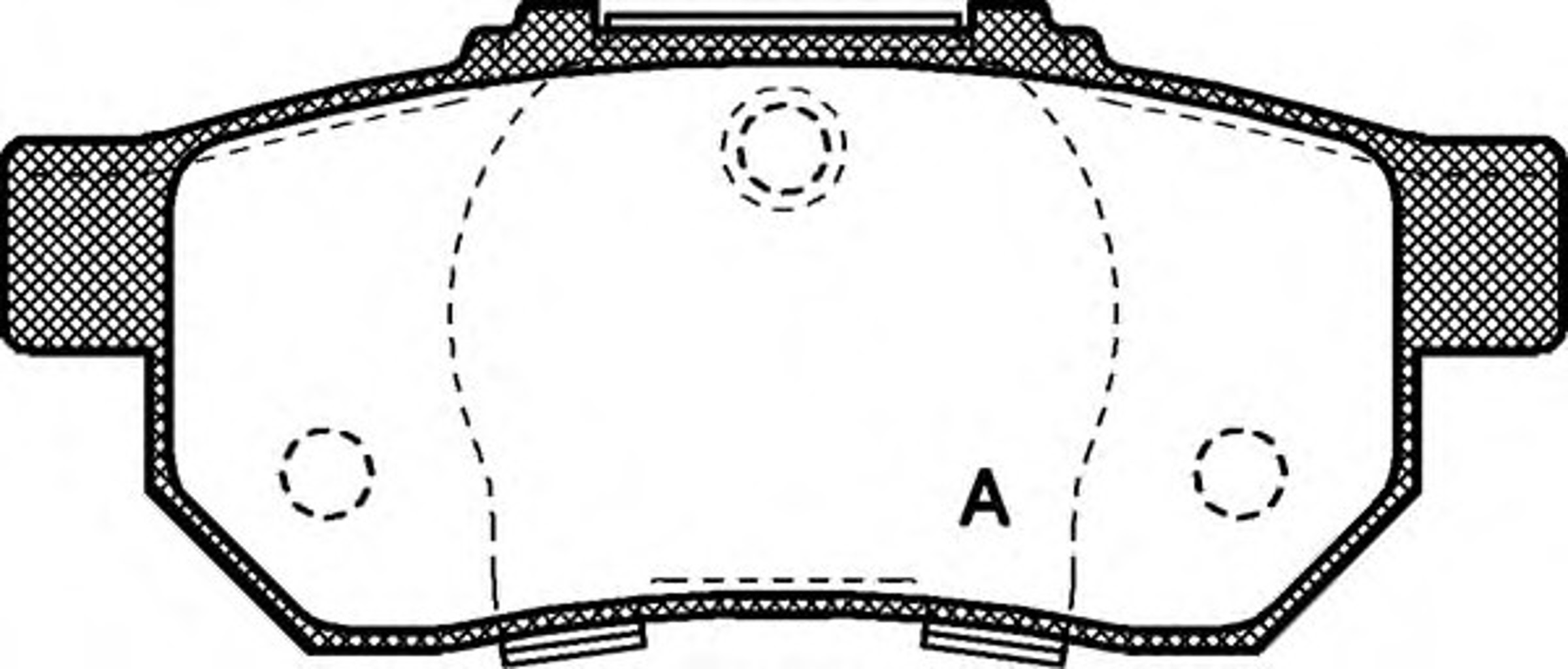 BPA0233.20 OPENPARTS Колодки тормозные дисковые