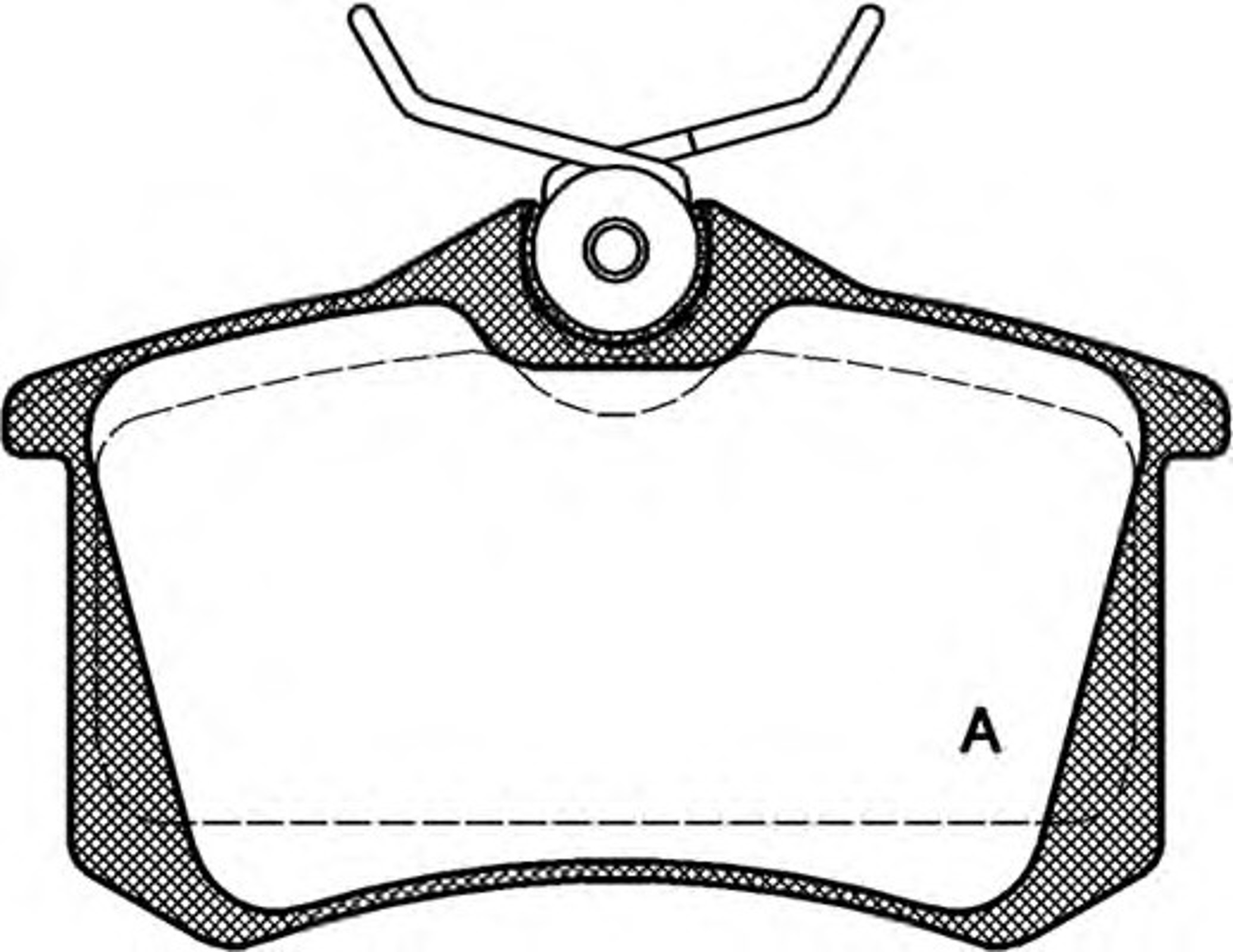 BPA0263.01 OPENPARTS Колодки тормозные дисковые