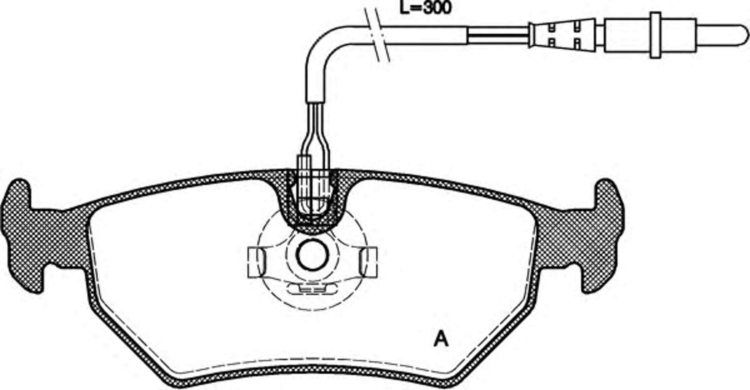 BPA0265.32 OPENPARTS Колодки тормозные дисковые