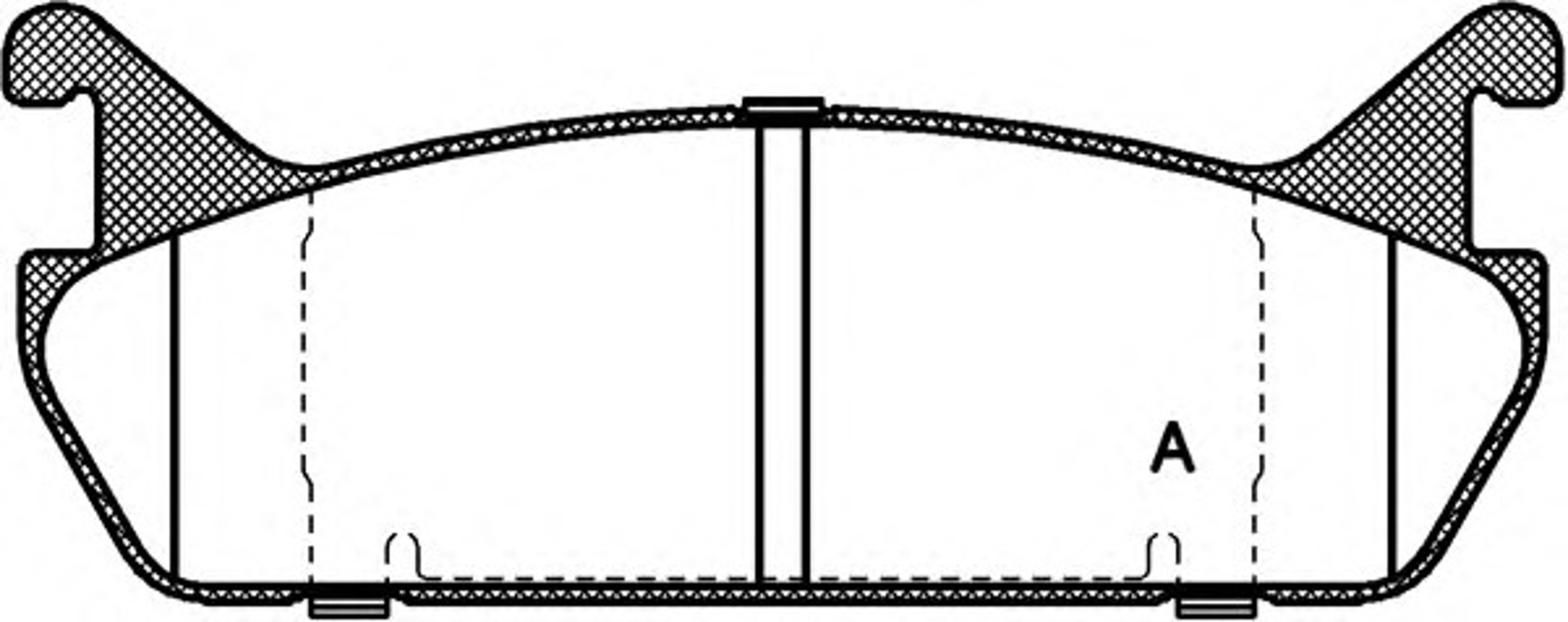 BPA0329.00 OPENPARTS Колодки тормозные дисковые