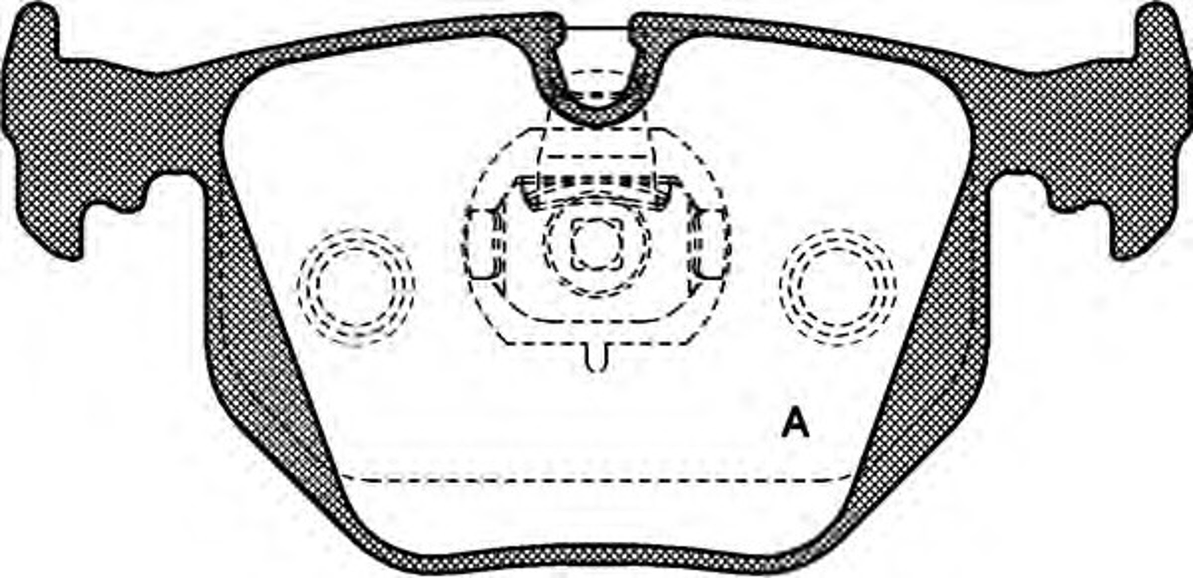 BPA0381.20 OPENPARTS Колодки тормозные дисковые