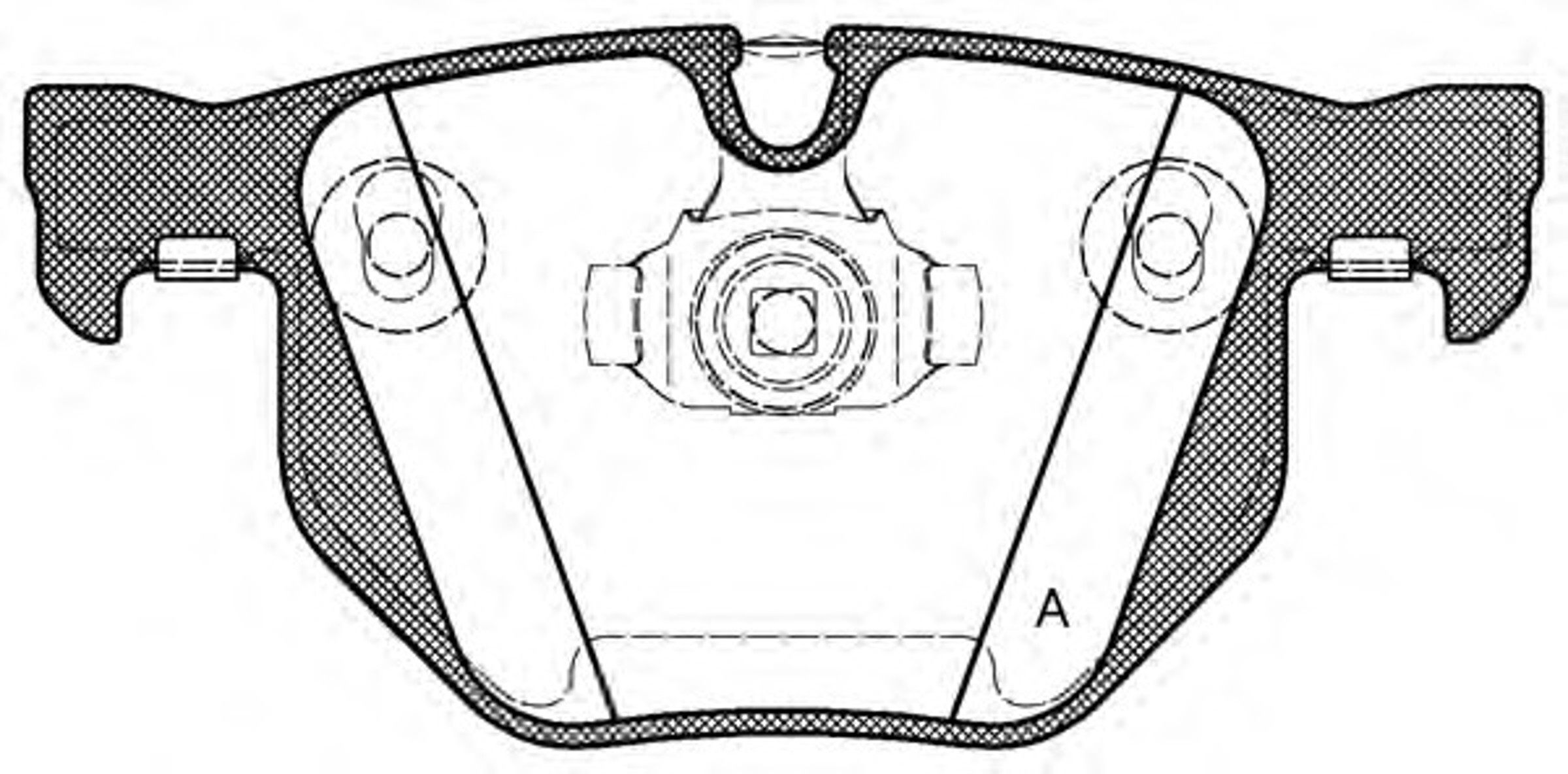 BPA0381.61 OPENPARTS Колодки тормозные дисковые