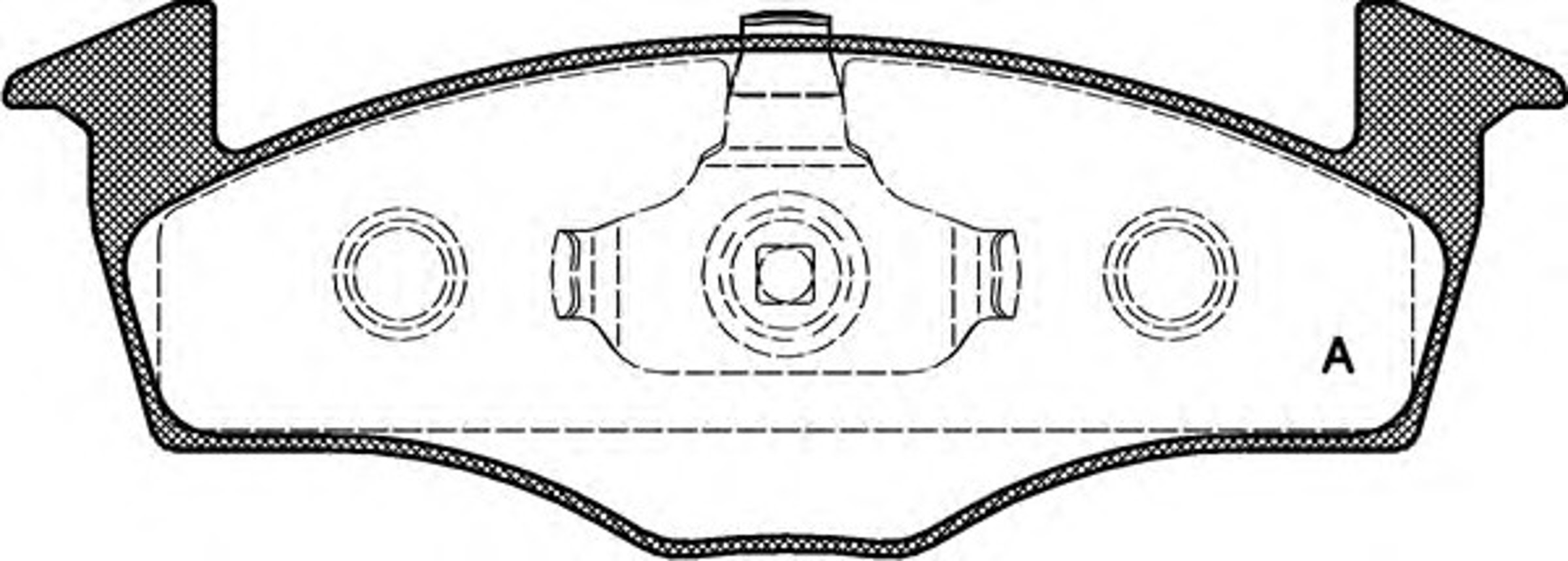 BPA0609.20 OPENPARTS Колодки тормозные дисковые