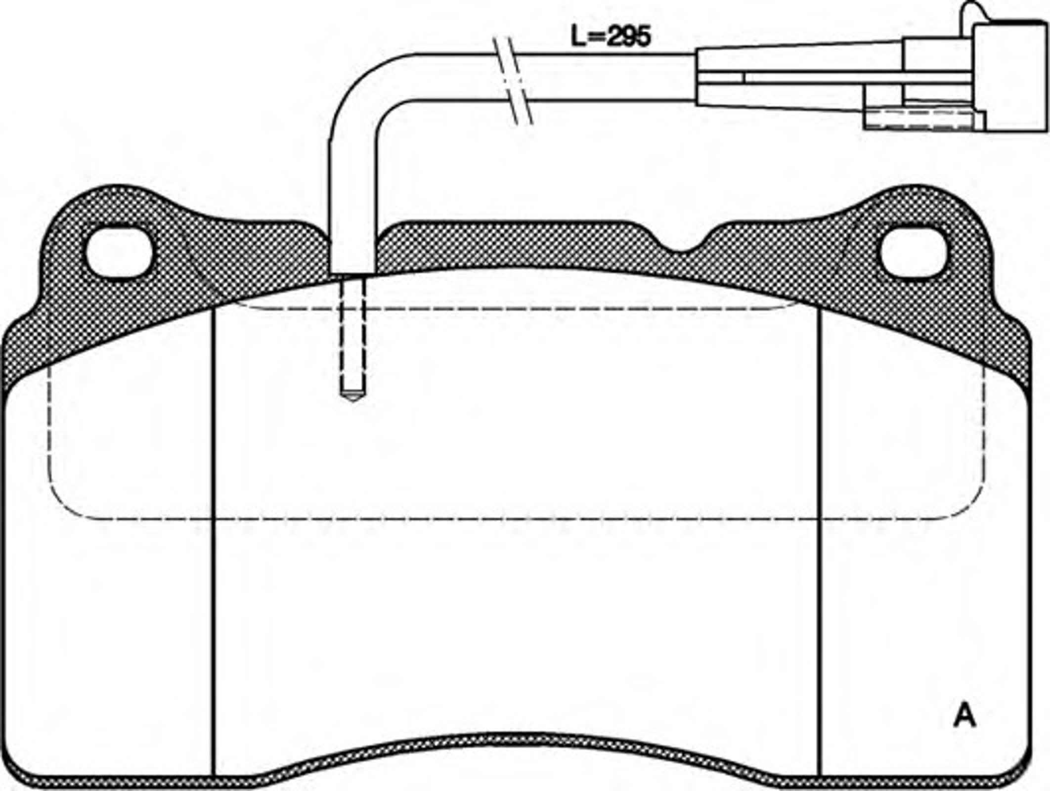 BPA0666.02 OPENPARTS Колодки тормозные дисковые