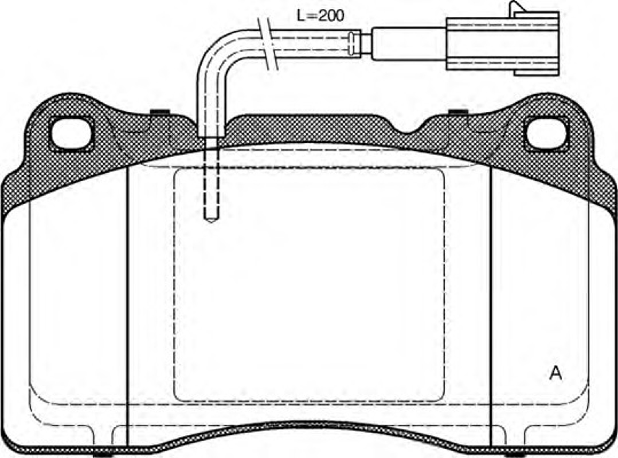 BPA0666.51 OPENPARTS Колодки тормозные дисковые