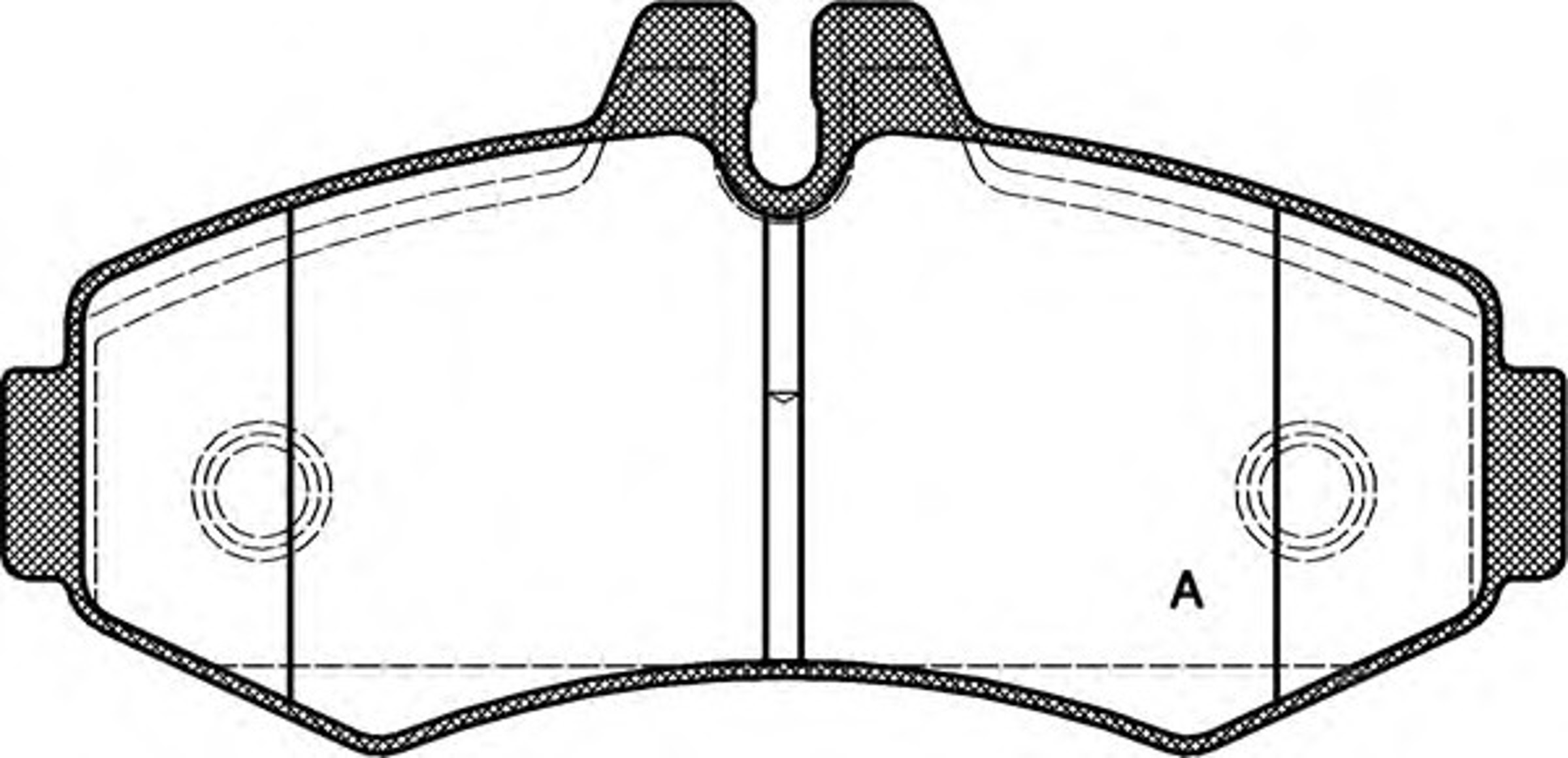 BPA0701.00 OPENPARTS Колодки тормозные дисковые