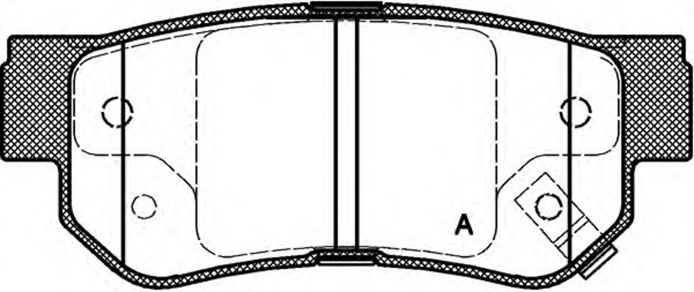 BPA0746.02 OPENPARTS Колодки тормозные дисковые