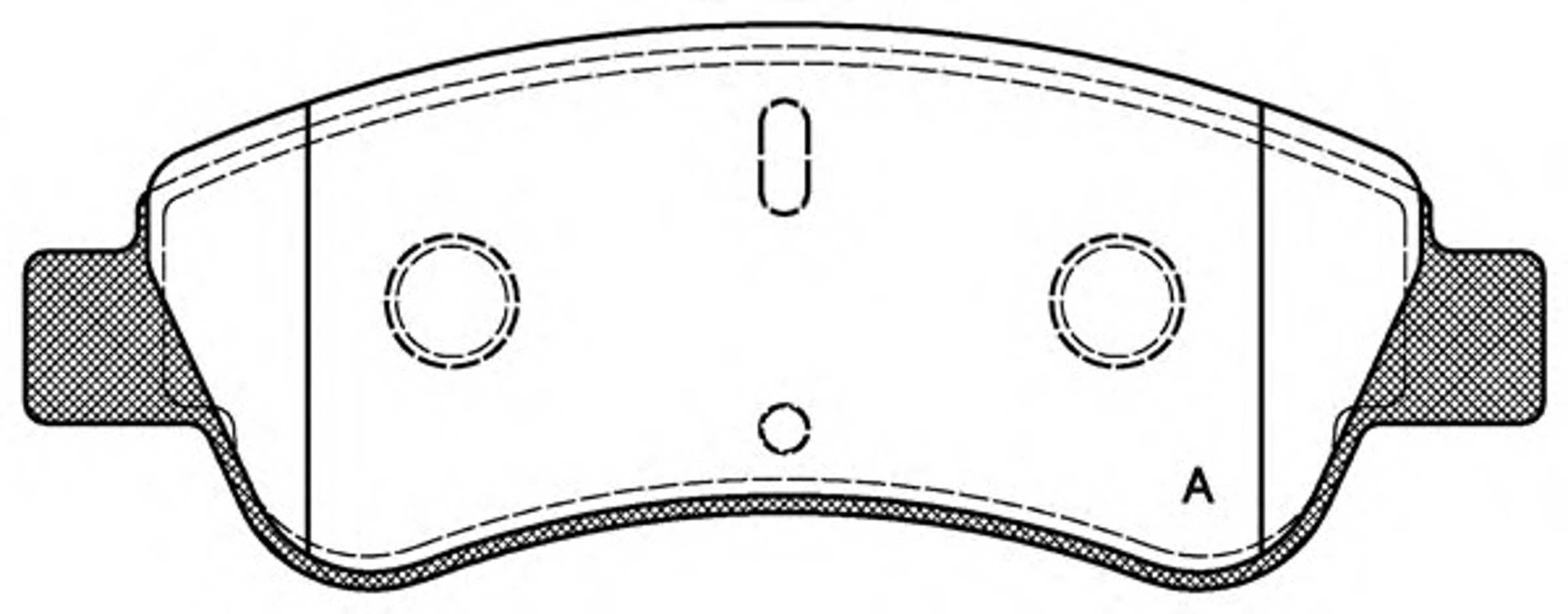 BPA0840.10 OPENPARTS Колодки тормозные дисковые