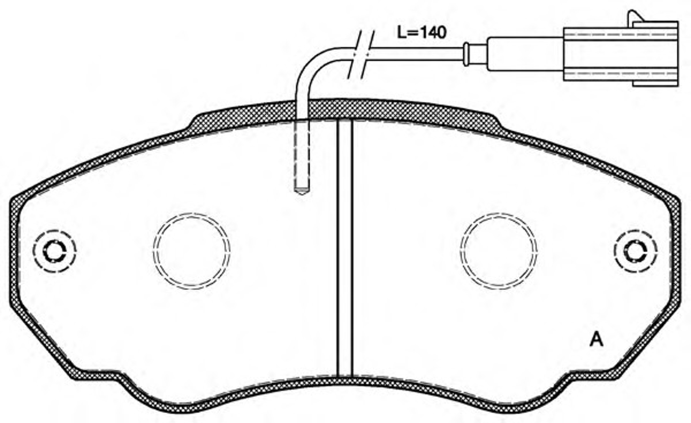 BPA0960.01 OPENPARTS Колодки тормозные дисковые