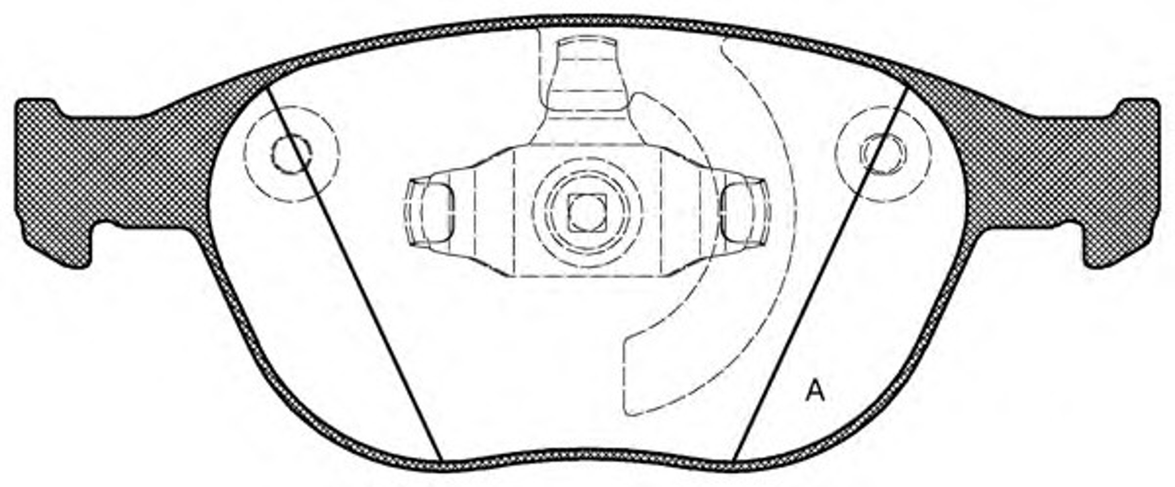 BPA0984.00 OPENPARTS Колодки тормозные дисковые