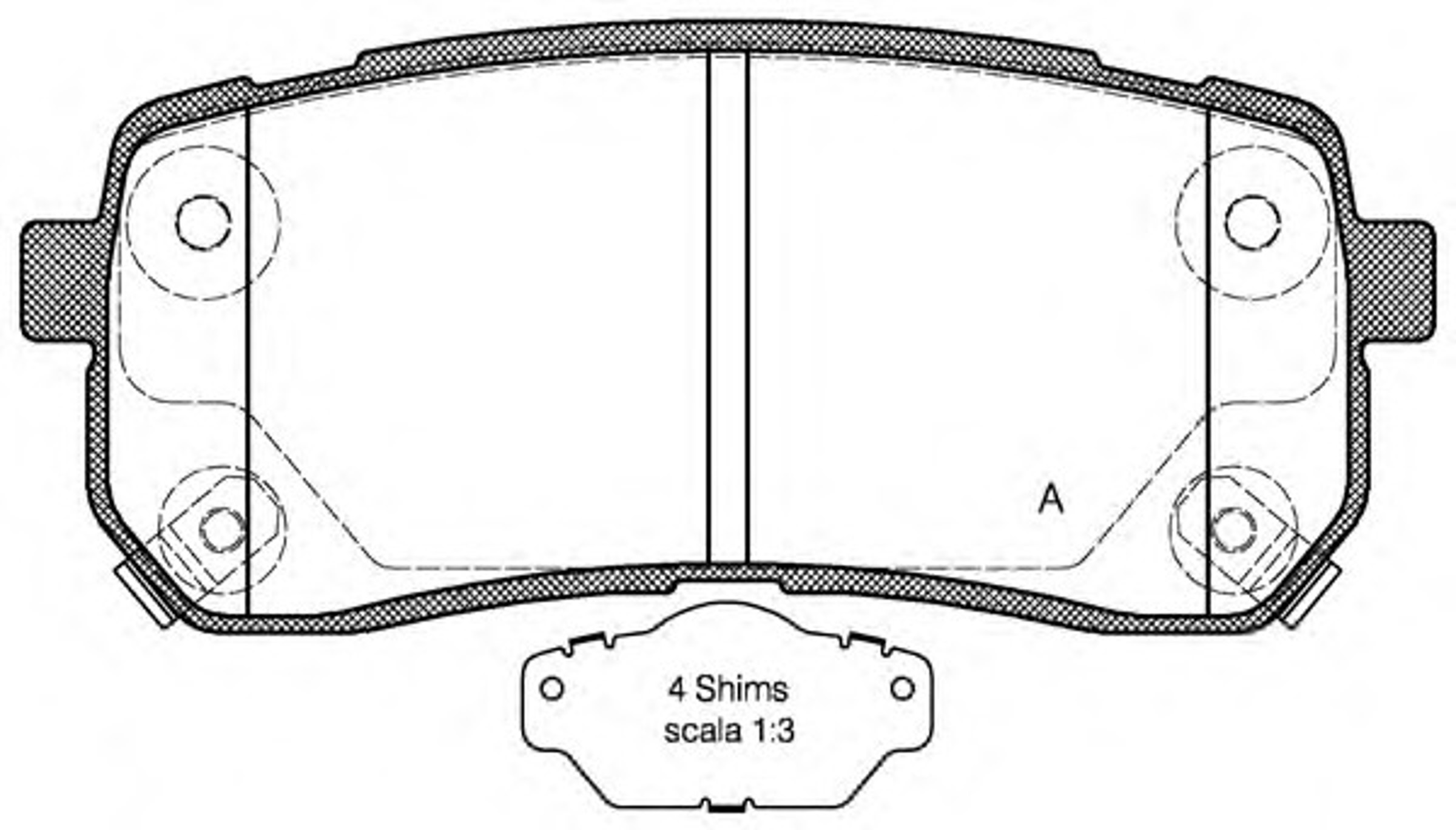 BPA1288.02 OPENPARTS Колодки тормозные дисковые