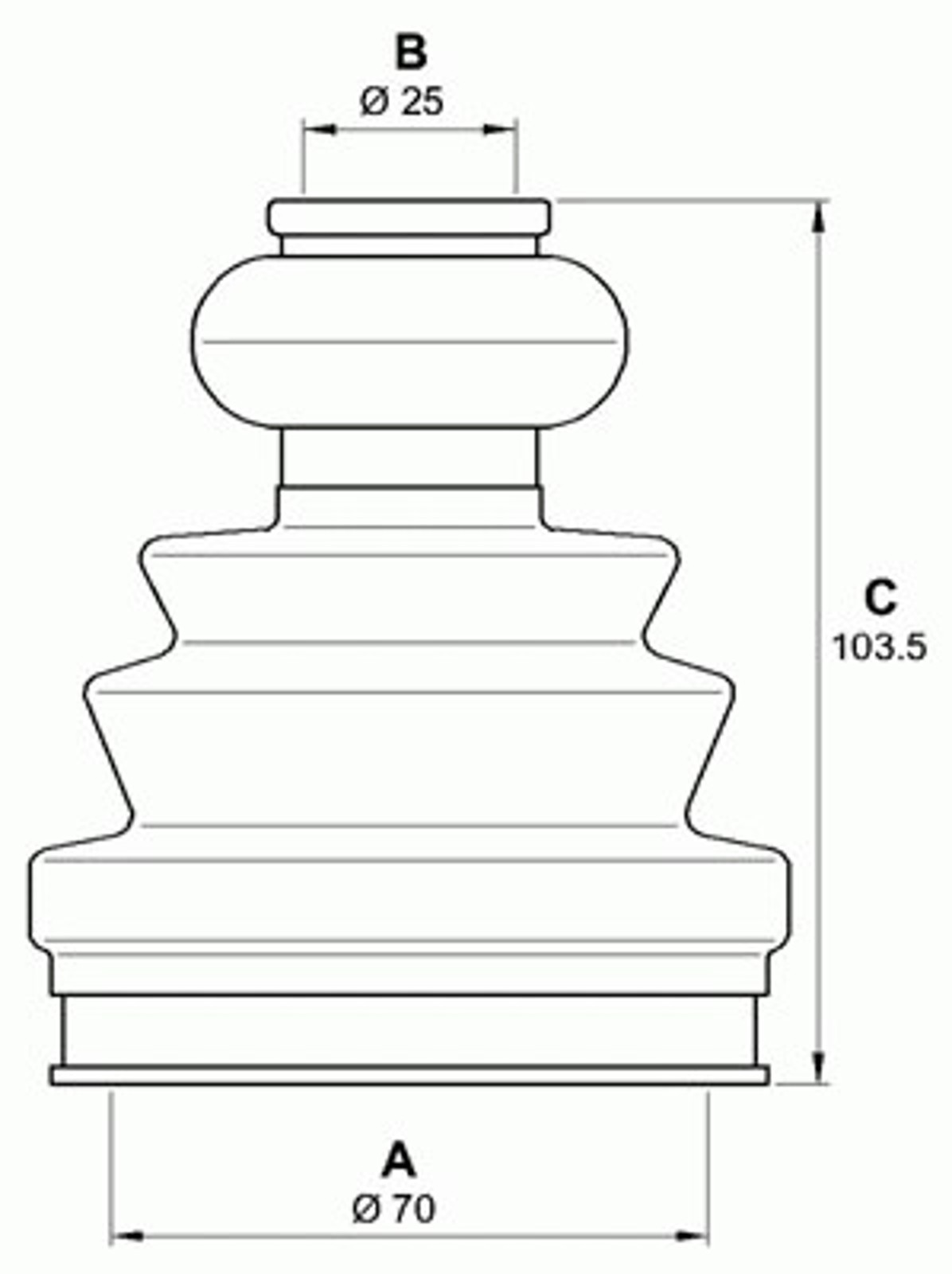 SJK7214.00 OPENPARTS Пыльник ШРУСа