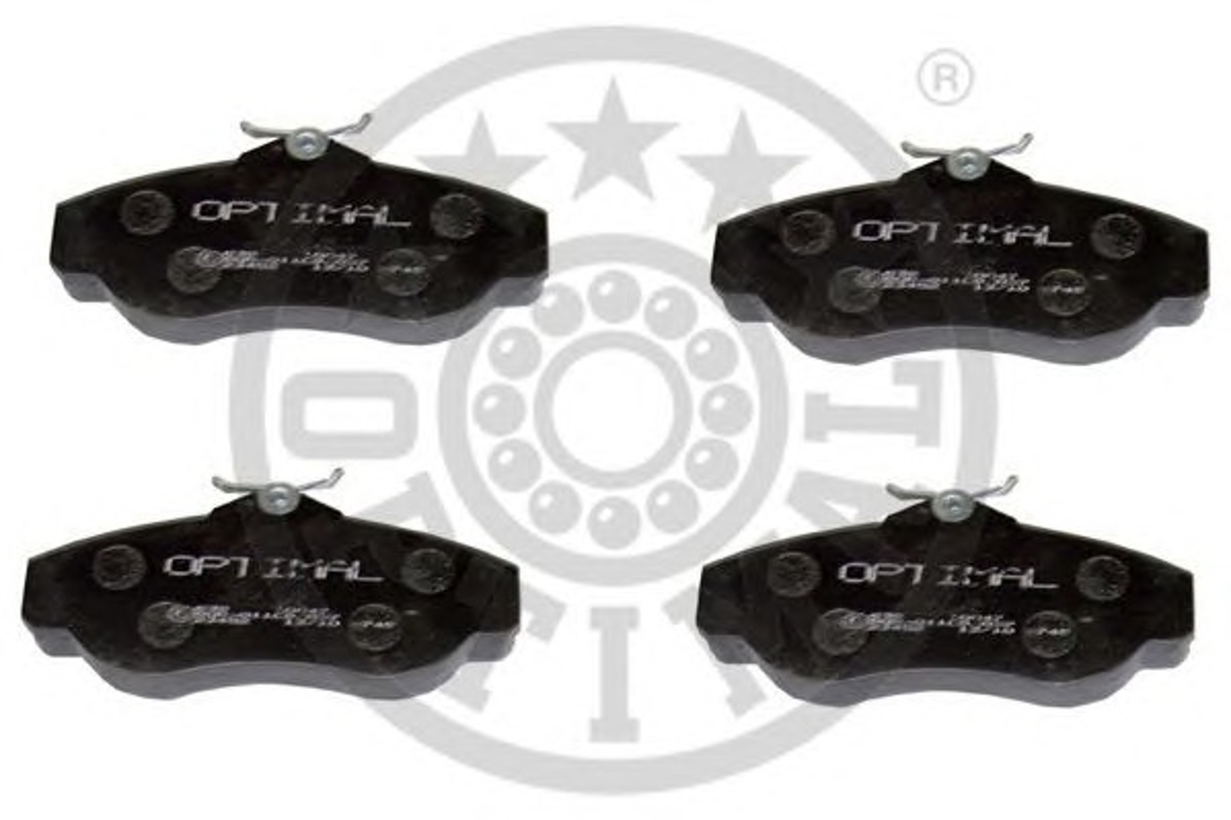 Колодки тормозные дисковые OPTIMAL 10047