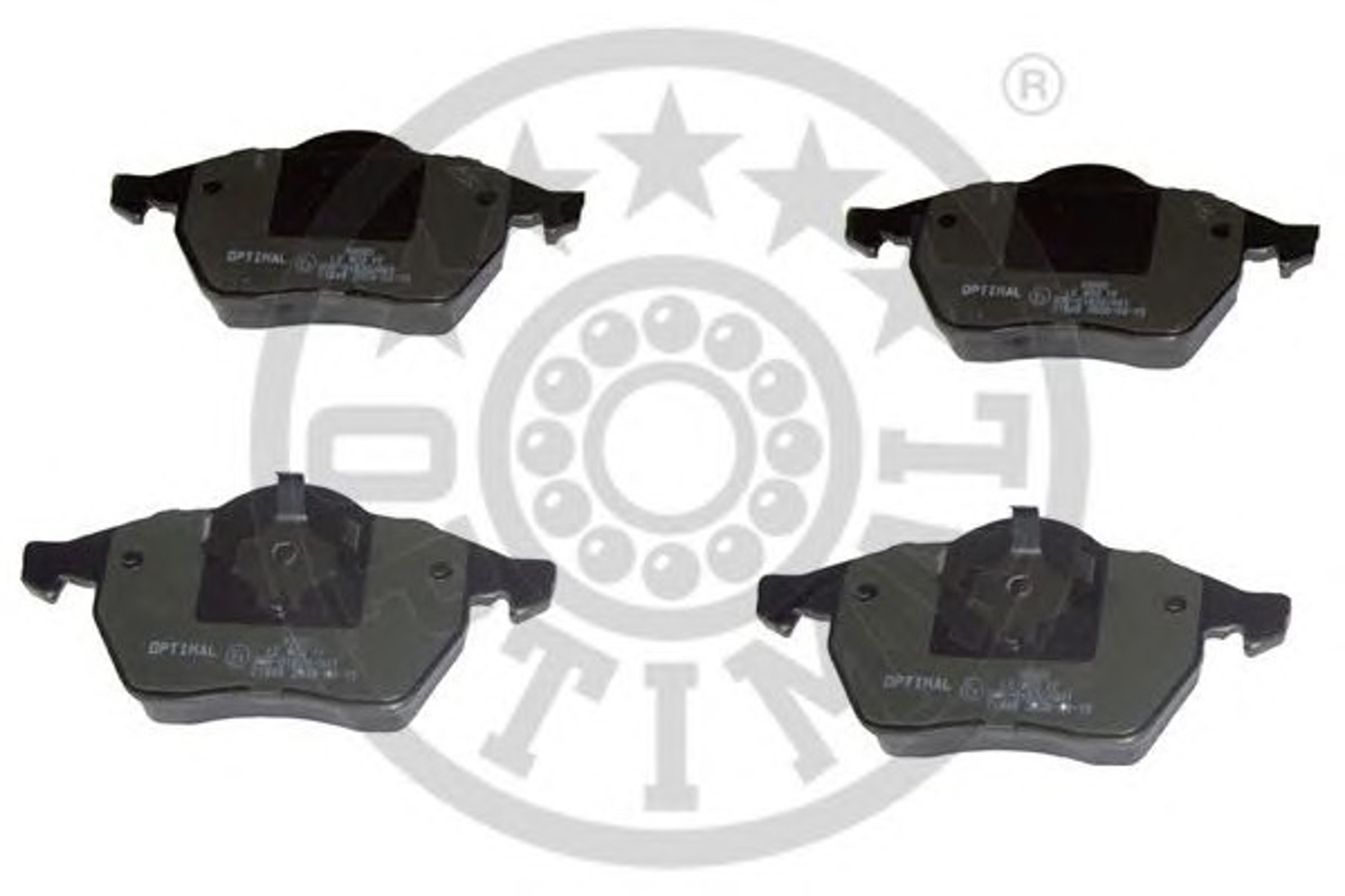 Колодки тормозные дисковые OPTIMAL 10065