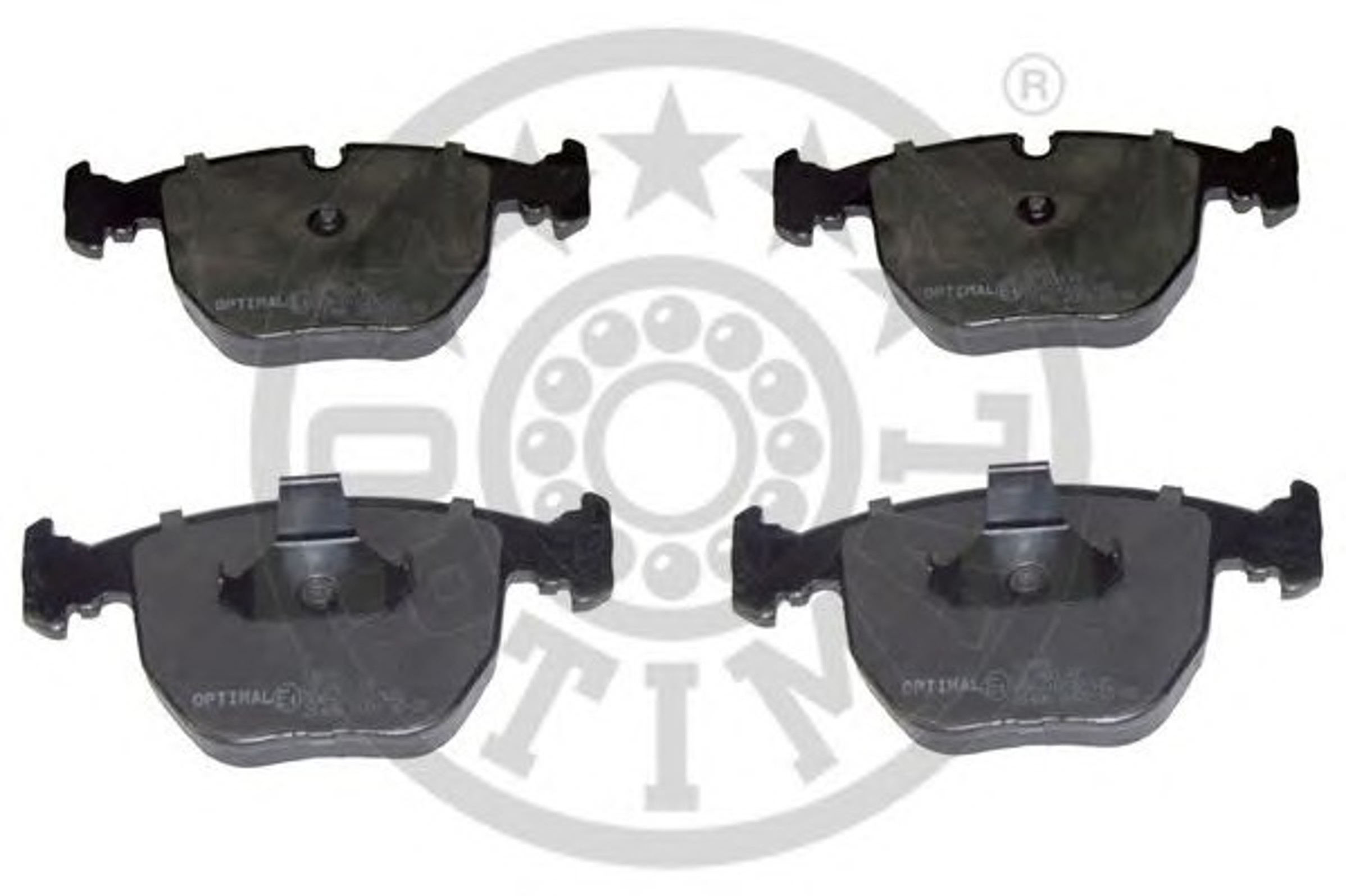 Колодки тормозные дисковые OPTIMAL 10081