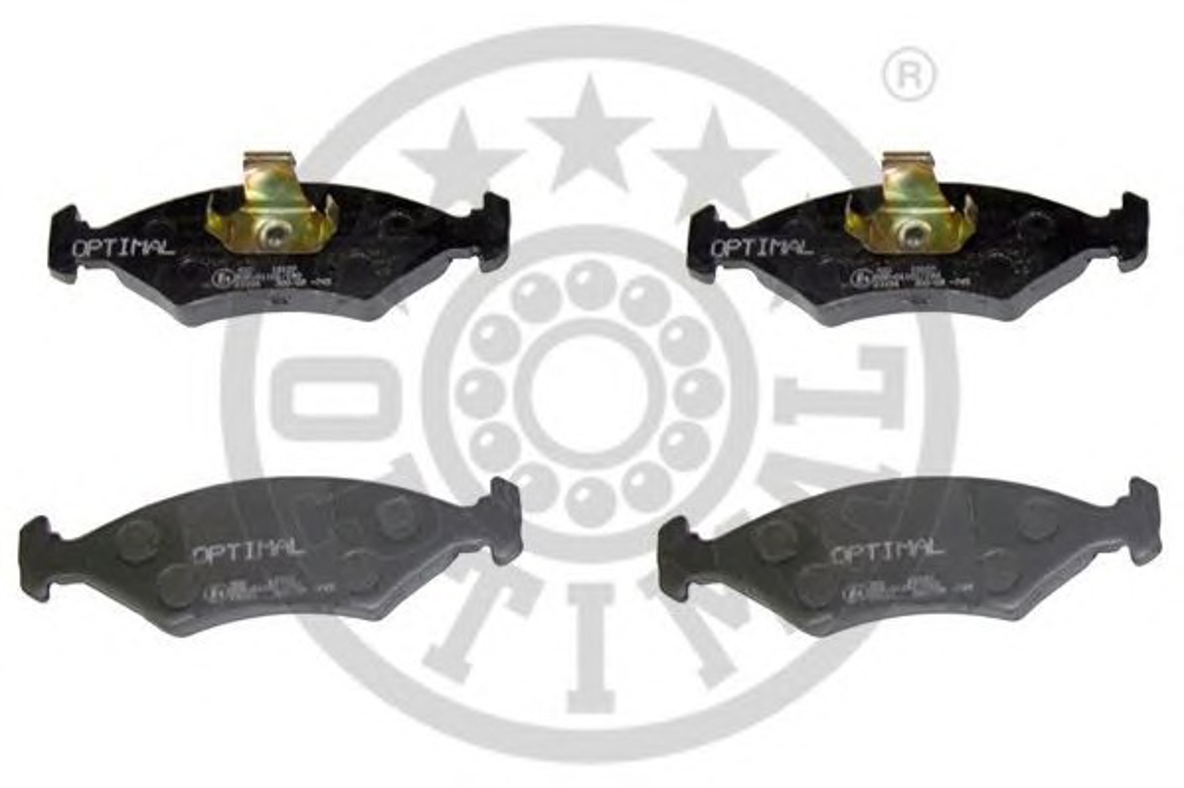Колодки тормозные дисковые OPTIMAL 10107