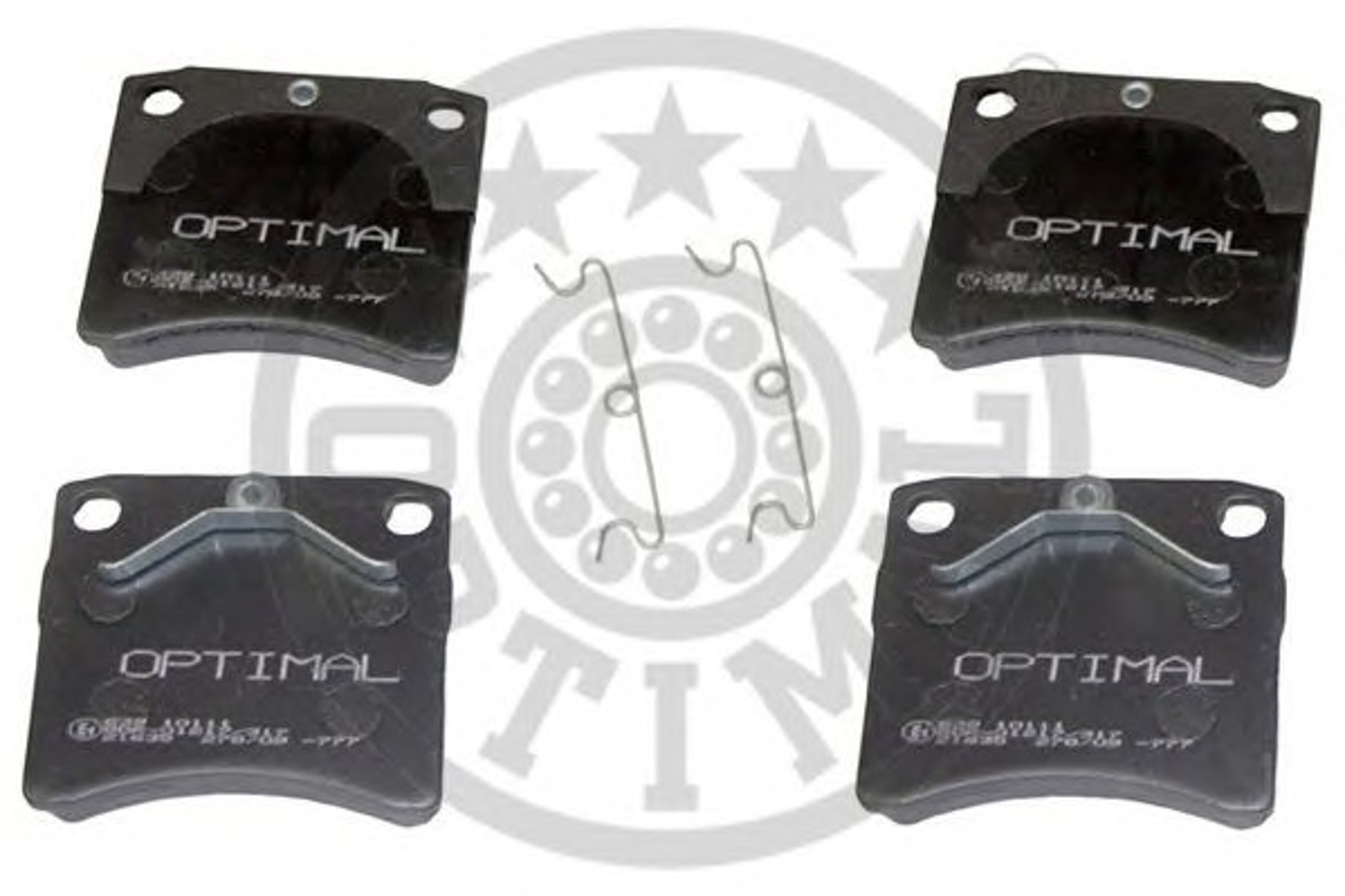 Колодки тормозные дисковые OPTIMAL 10111