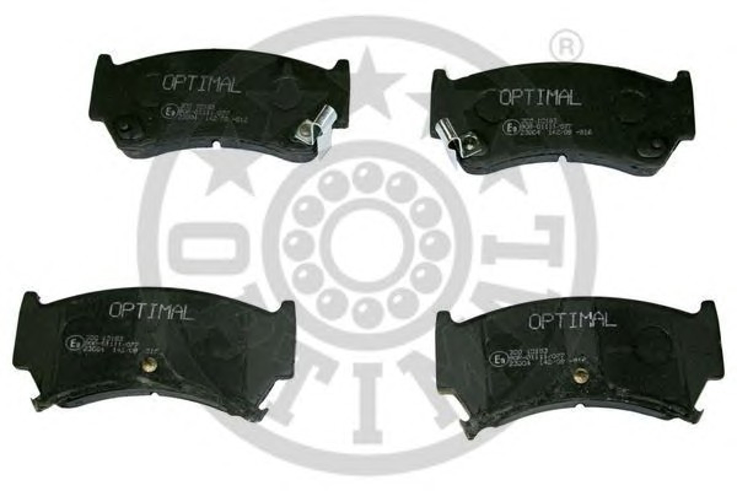 Колодки тормозные дисковые OPTIMAL 10183