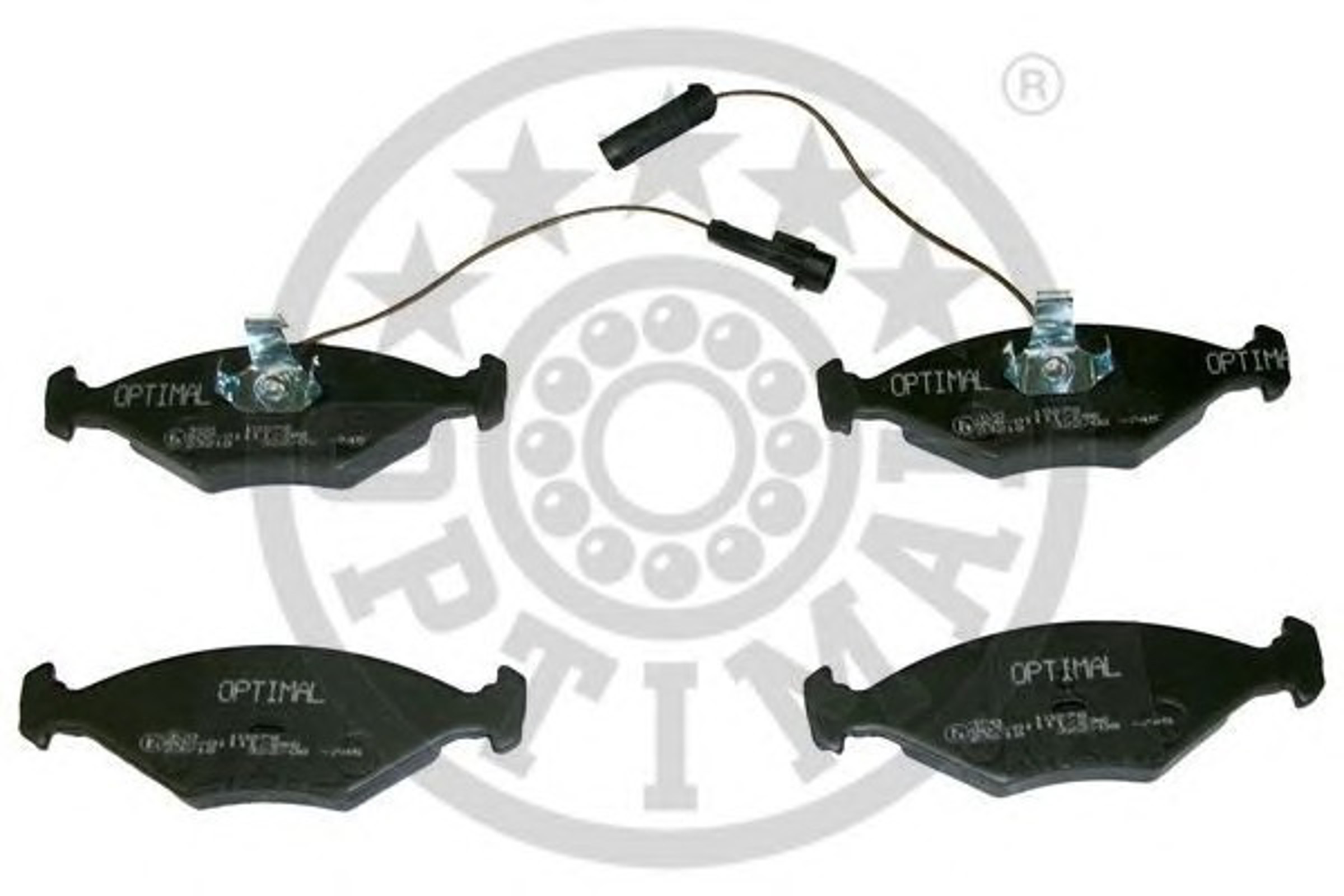 Колодки тормозные дисковые OPTIMAL 10276