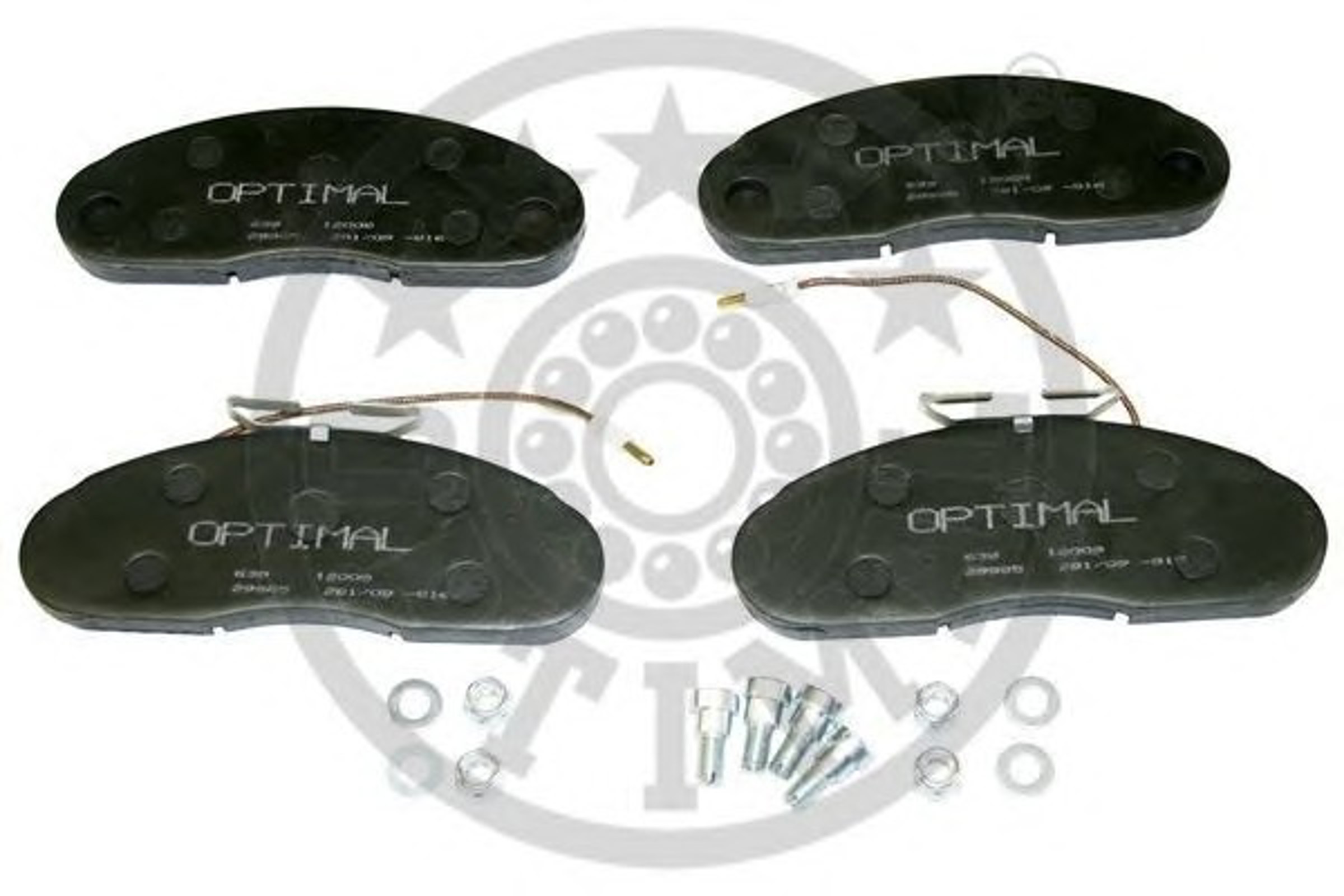 Колодки тормозные дисковые OPTIMAL 12009