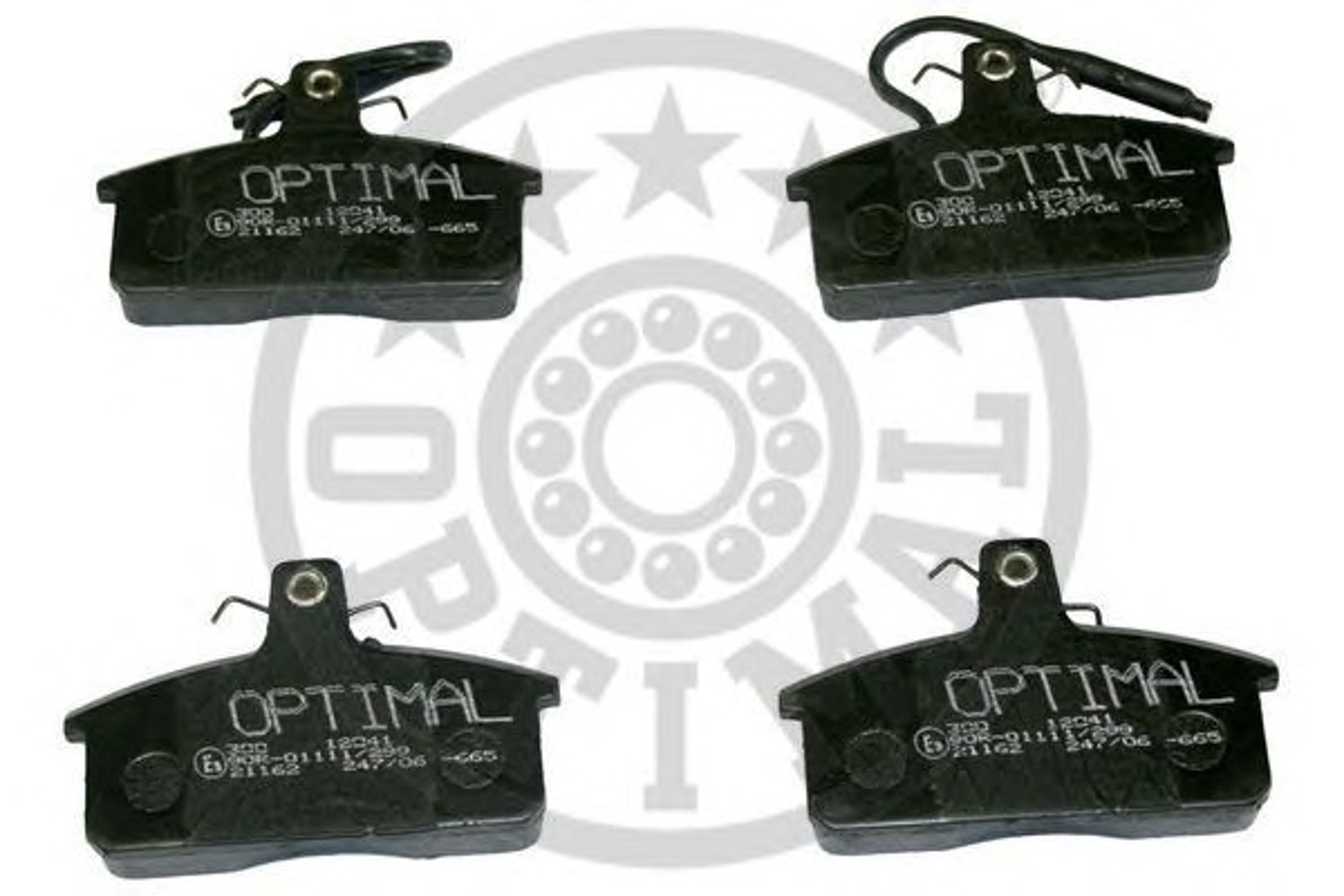 Колодки тормозные дисковые OPTIMAL 12041